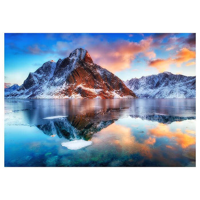 Fototapete Berg mit See M5744 - Bild 2 Fototapete Berg mit See M5744 - Bild 2