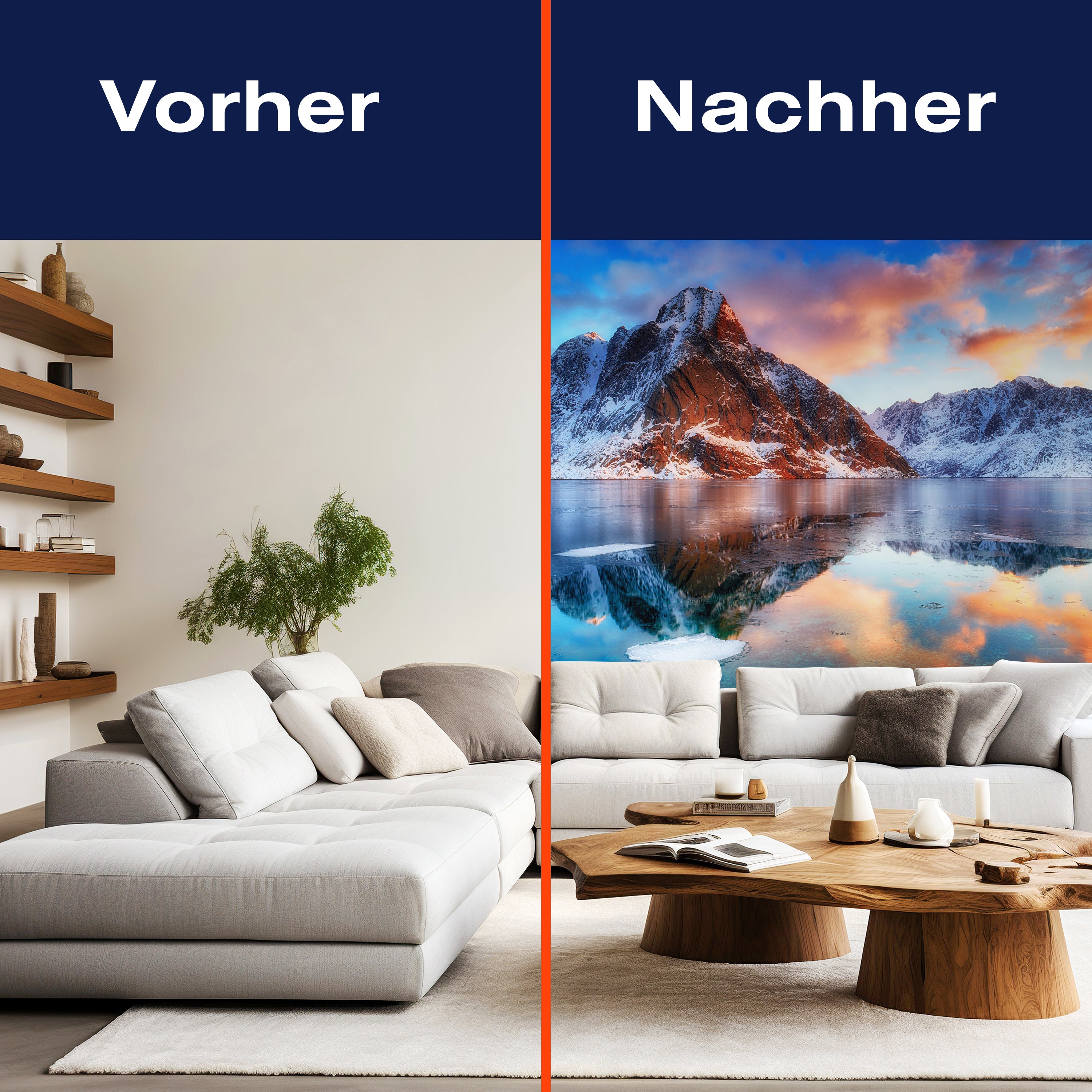 Fototapete Berg mit See M5744 - Bild 9 Fototapete Berg mit See M5744 - Bild 9