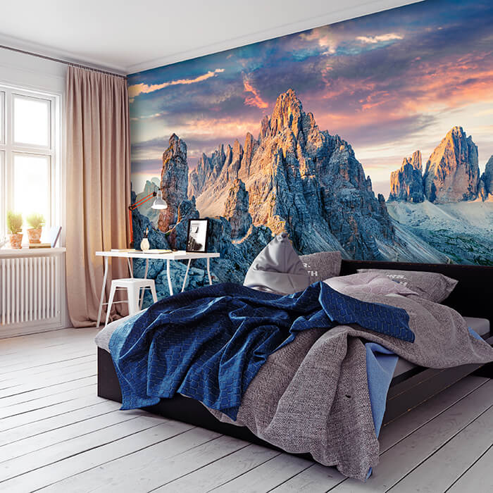 Fototapete Gebirge in der Dolomiten, Südtirol M5747 - Bild 1 Fototapete Gebirge in der Dolomiten, Südtirol M5747 - Bild 1