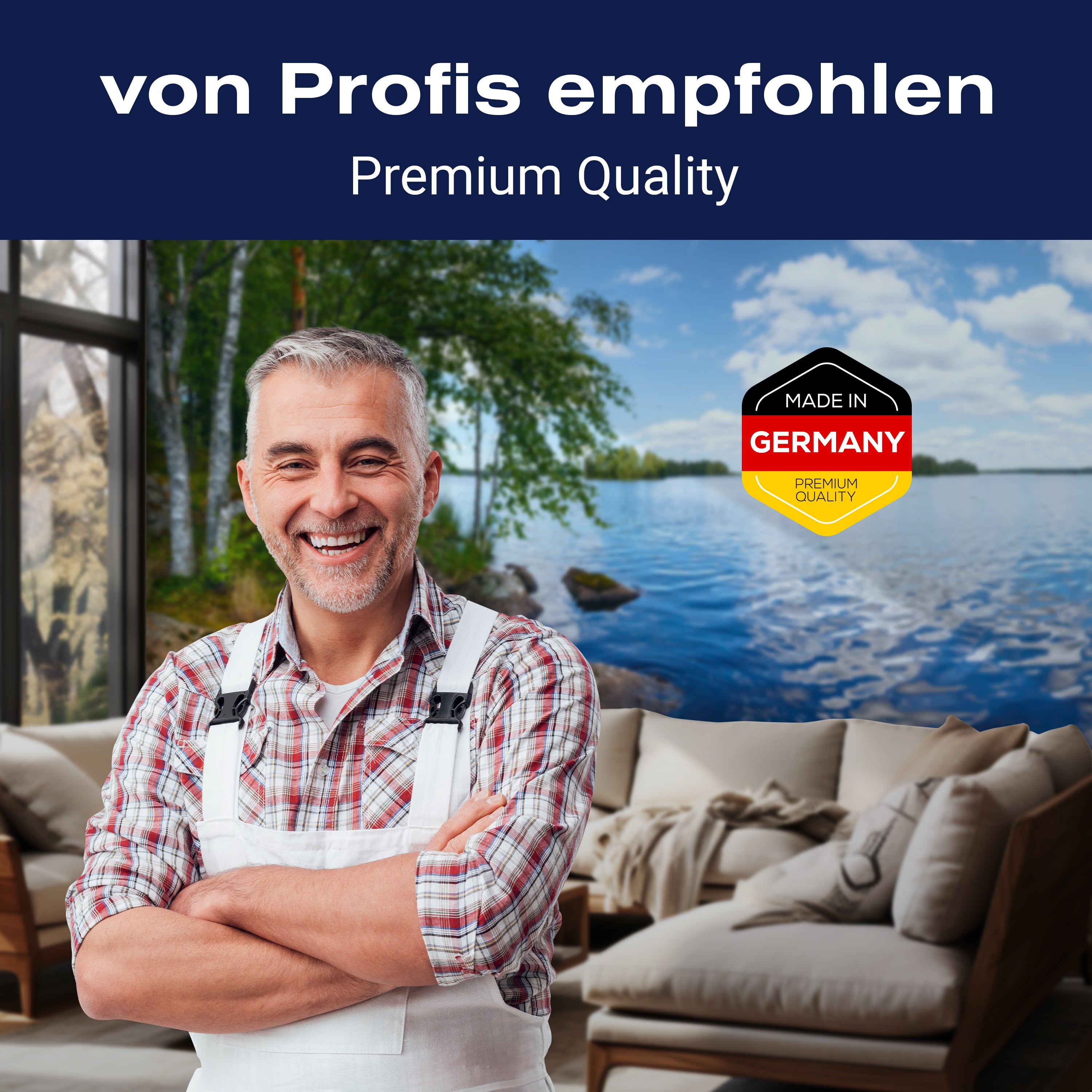 Fototapete See mit Ufer M5748 - Bild 5 Fototapete See mit Ufer M5748 - Bild 5