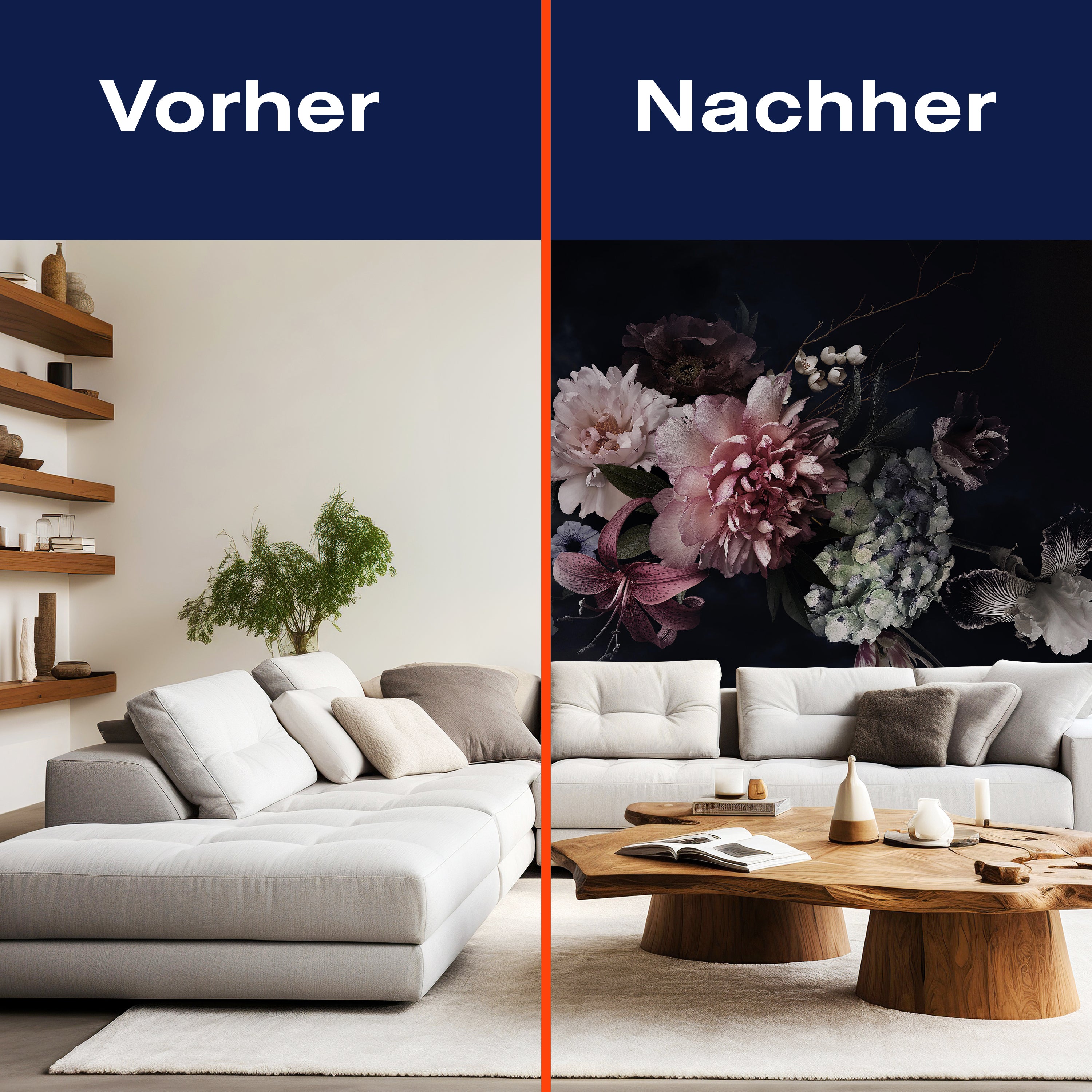 Fototapete Blumen Rosa Nebel M5870 - Bild 9 Fototapete Blumen Rosa Nebel M5870 - Bild 9