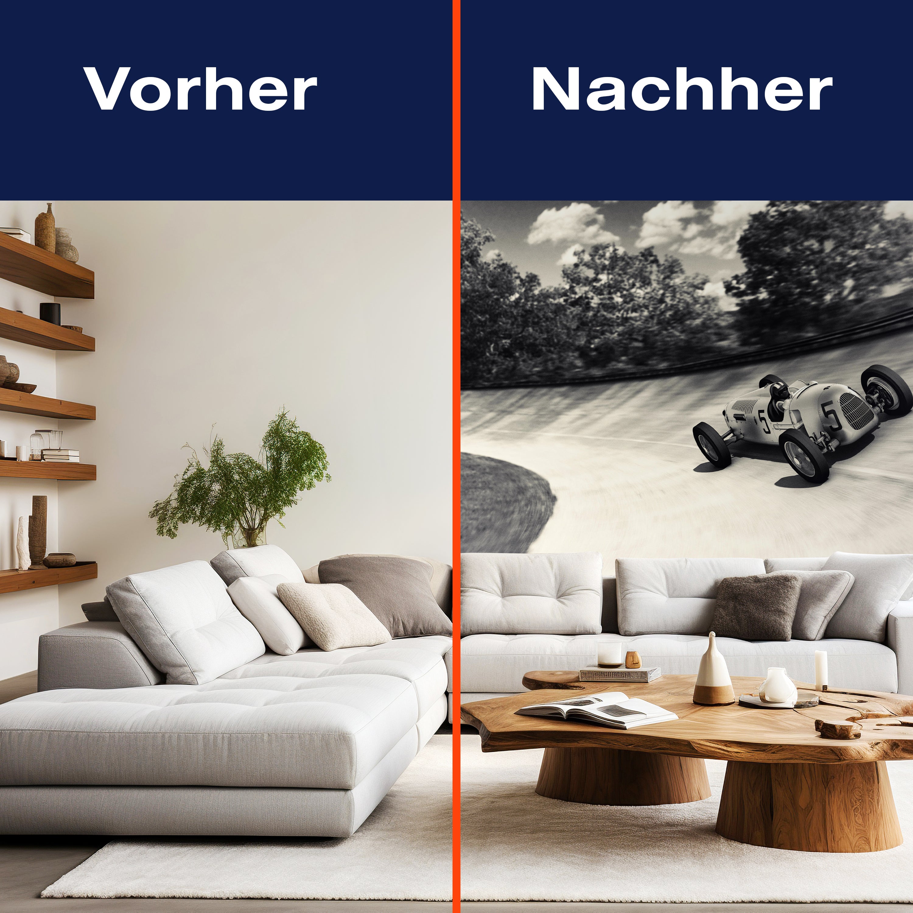 Fototapete Oldtimer Rennwagen auf Straße M5884 - Bild 9 Fototapete Oldtimer Rennwagen auf Straße M5884 - Bild 9