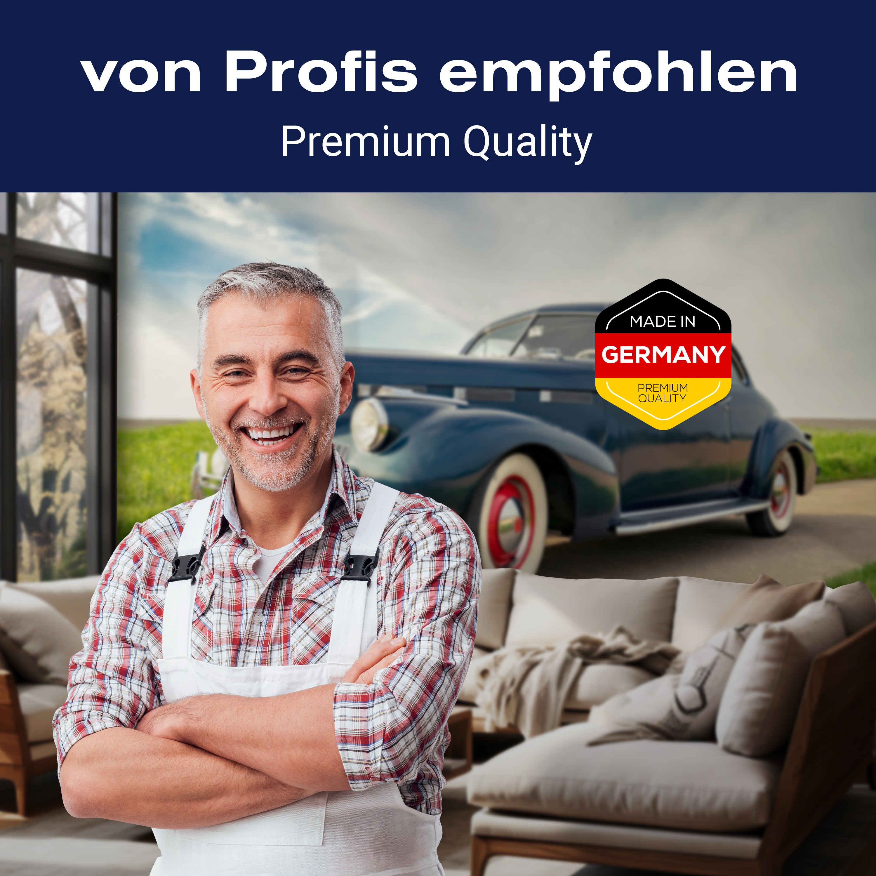 Fototapete Blauer Oldtimer auf Weg M5896 - Bild 5 Fototapete Blauer Oldtimer auf Weg M5896 - Bild 5