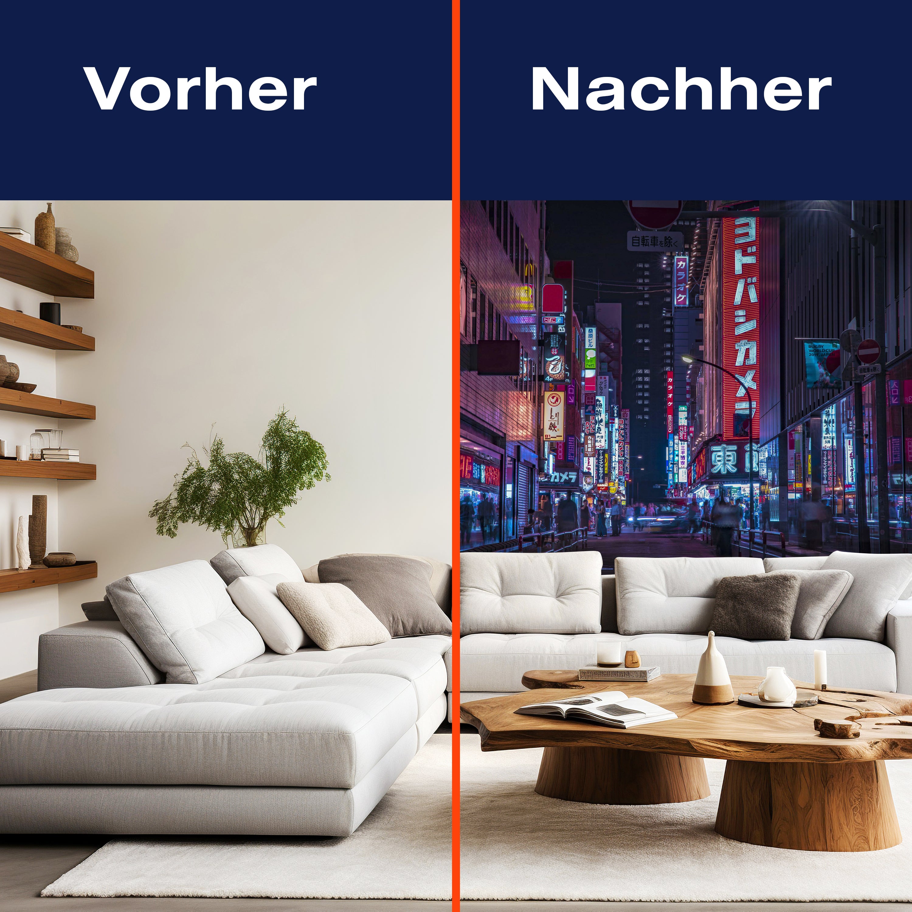 Fototapete Japanische Stadt bei Nacht M5930 - Bild 9 Fototapete Japanische Stadt bei Nacht M5930 - Bild 9