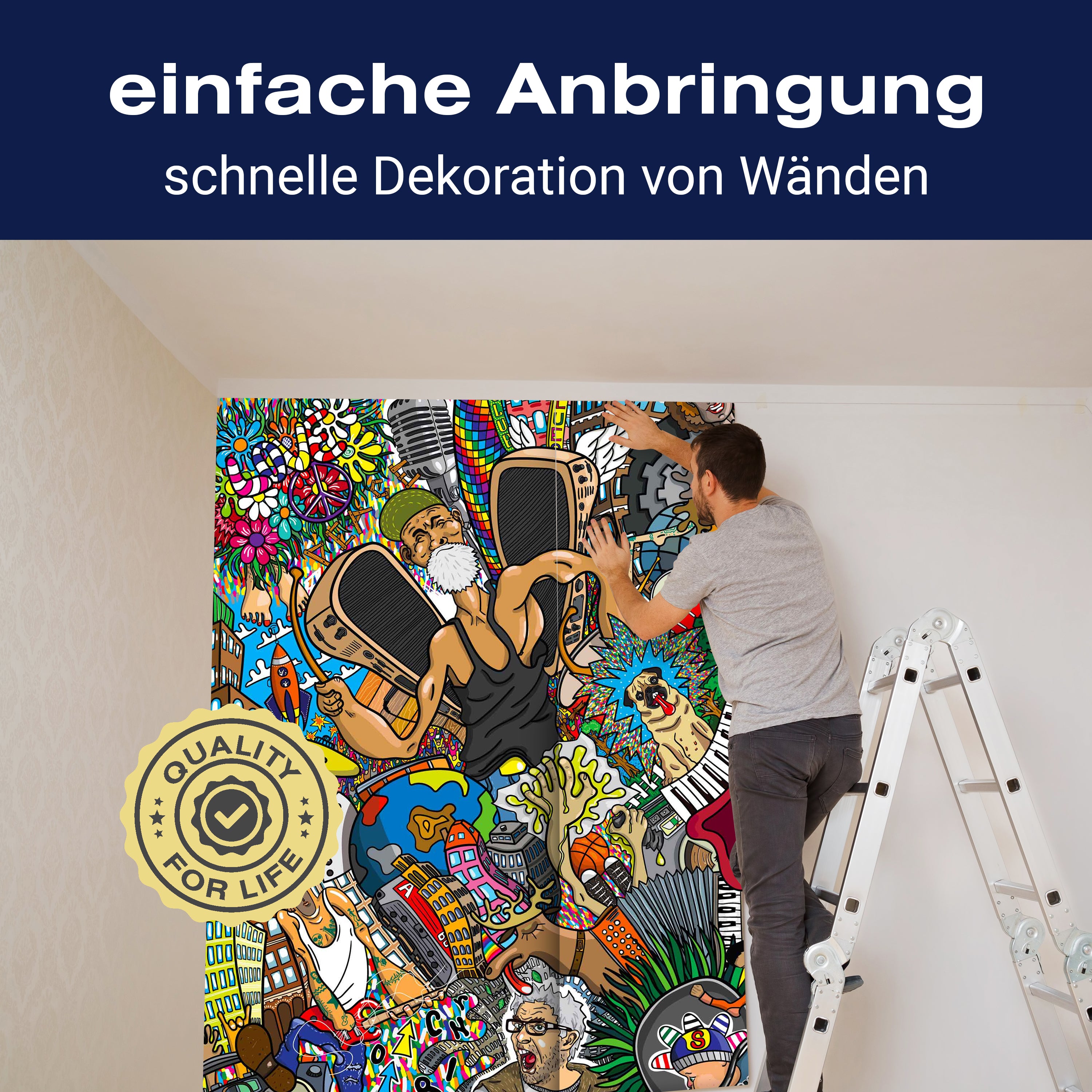 Fototapete Streetart Mund mit Zunge M5934 - Bild 3 Fototapete Streetart Mund mit Zunge M5934 - Bild 3