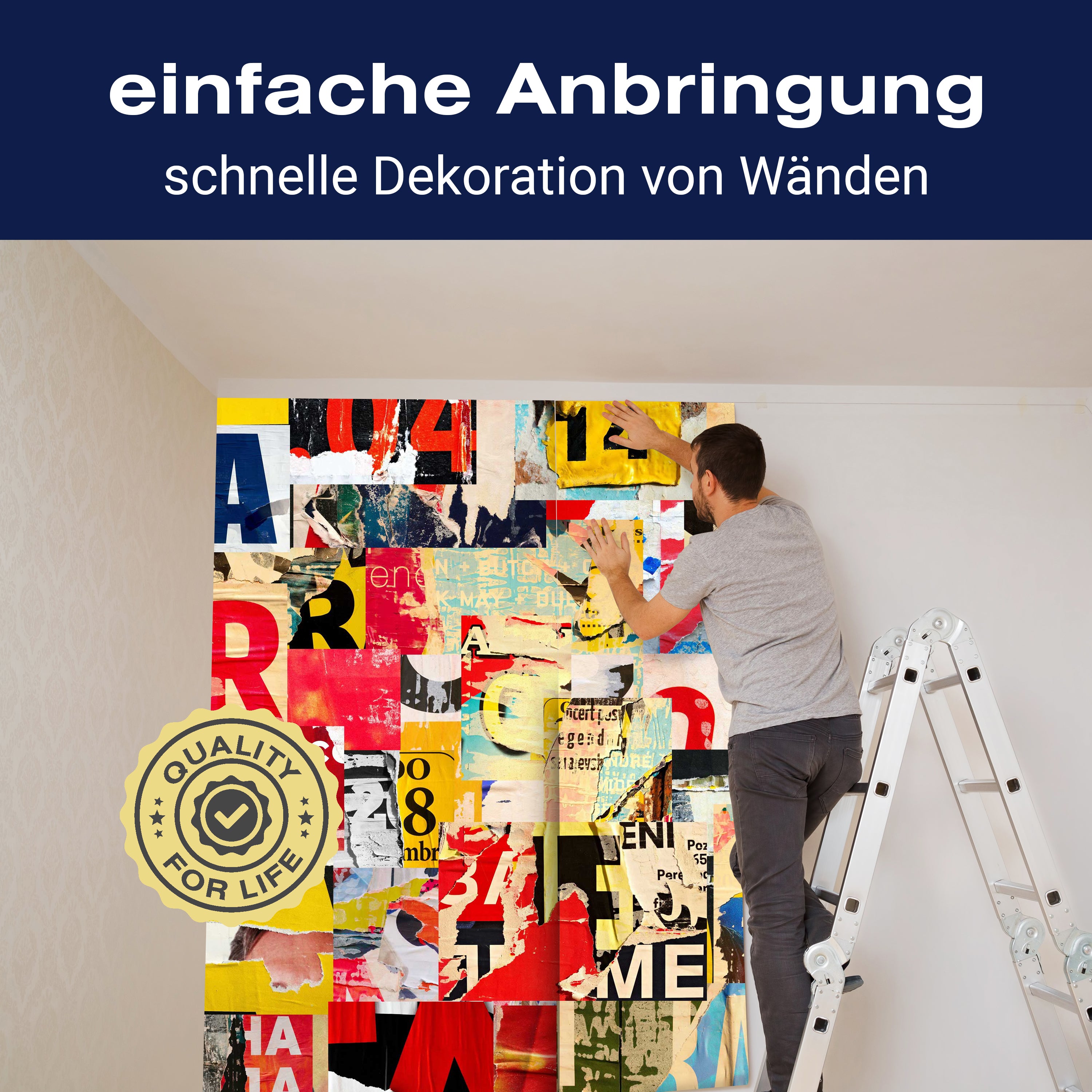 Fototapete Streetart Buchstaben und Zahlen M5942 - Bild 3 Fototapete Streetart Buchstaben und Zahlen M5942 - Bild 3