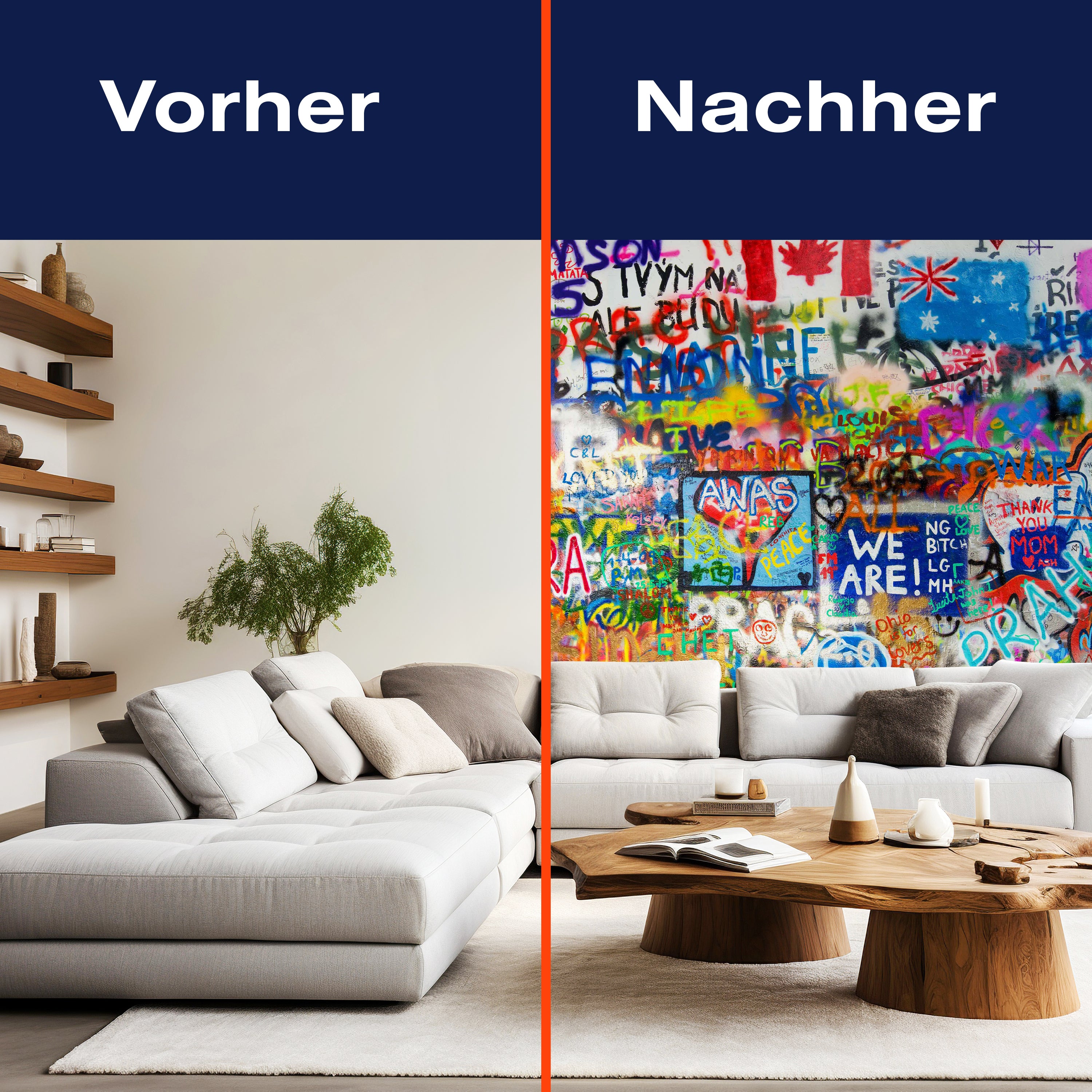 Fototapete Streetart Wörter Bunt M5944 - Bild 9 Fototapete Streetart Wörter Bunt M5944 - Bild 9