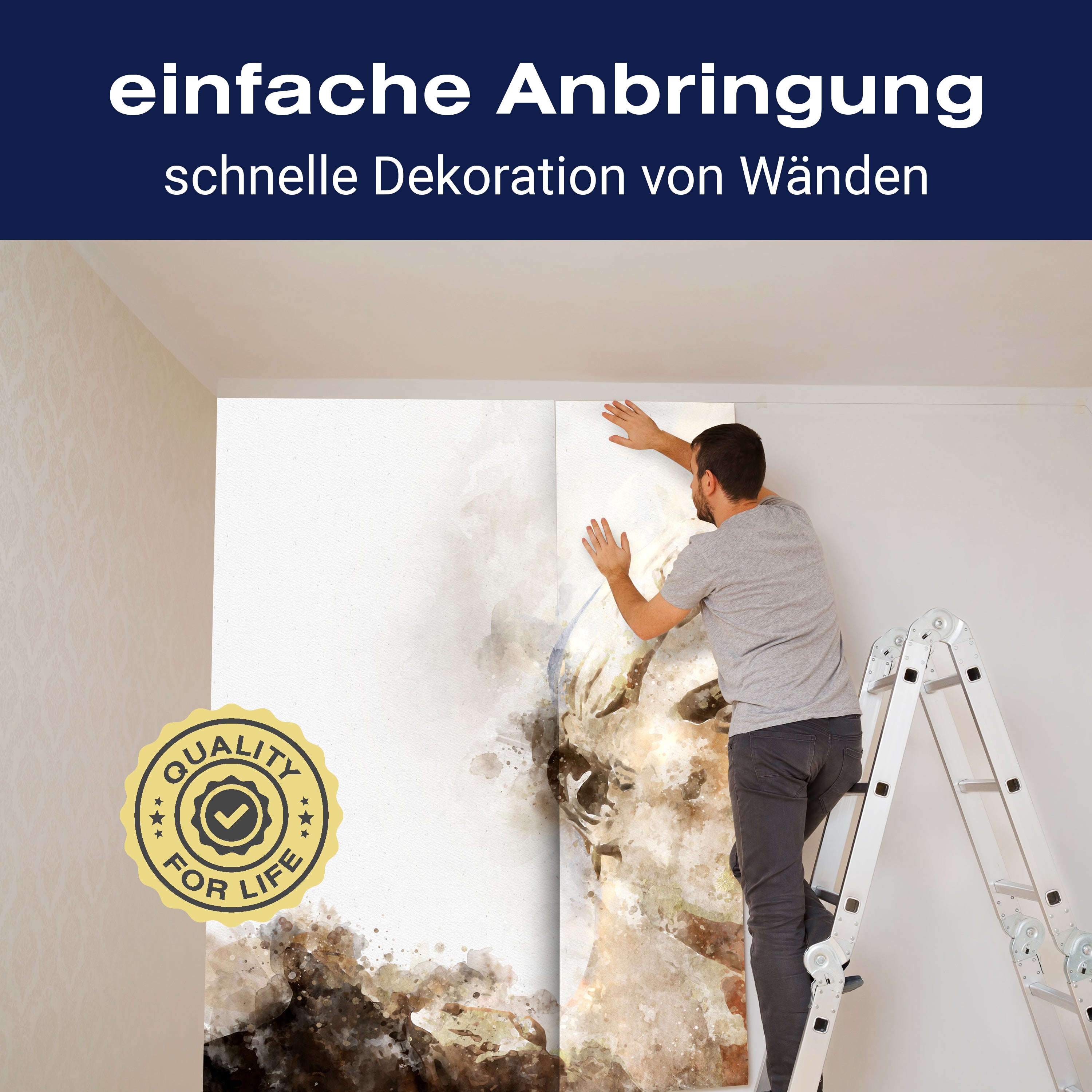 Fototapete Gemälde Griechischer Stil mit einem Mann M5952 - Bild 3 Fototapete Gemälde Griechischer Stil mit einem Mann M5952 - Bild 3