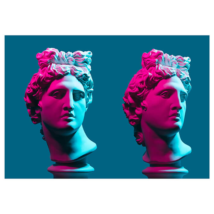 Fototapete Büsten im Griechischen Stil M5960 - Bild 2 Fototapete Büsten im Griechischen Stil M5960 - Bild 2