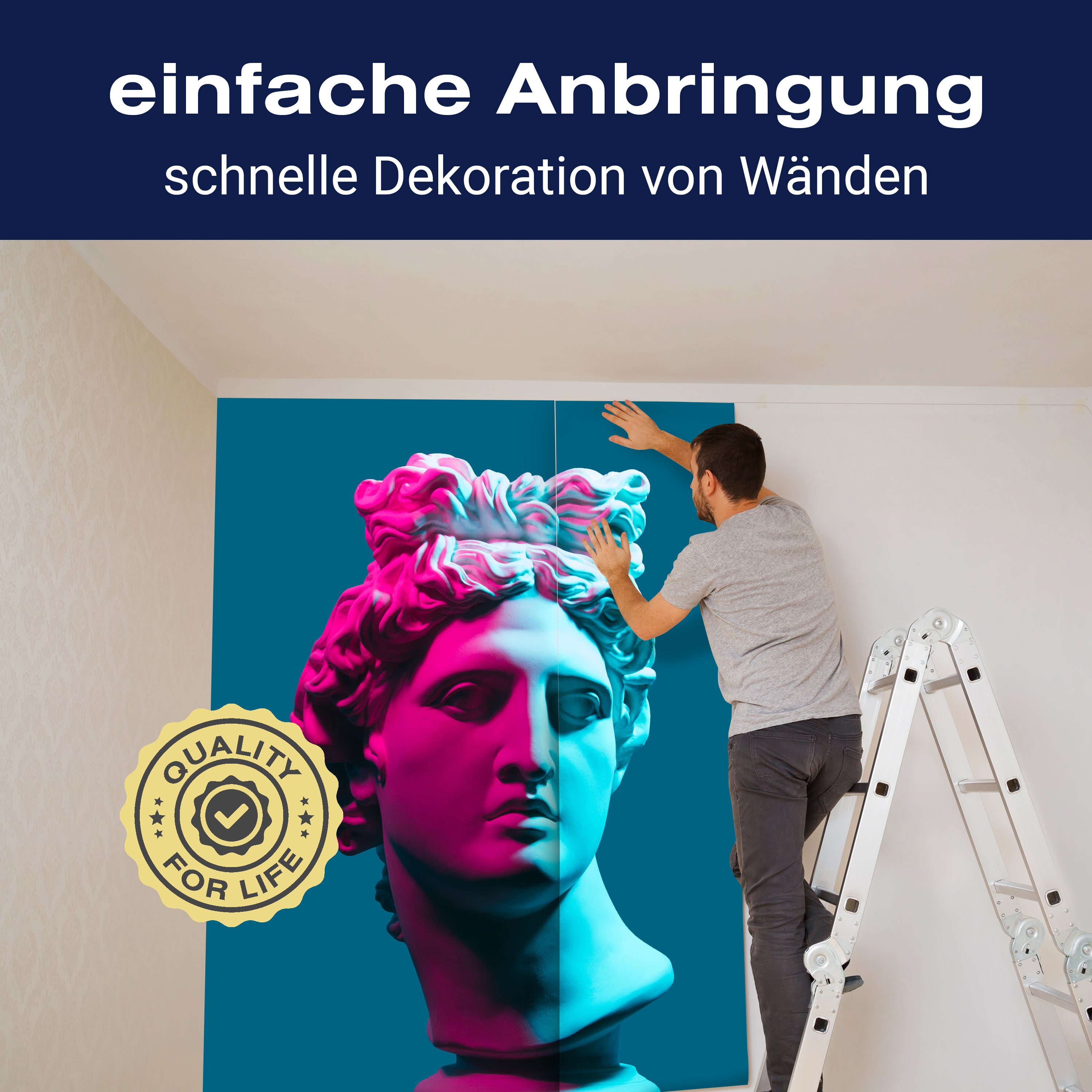 Fototapete Büsten im Griechischen Stil M5960 - Bild 3 Fototapete Büsten im Griechischen Stil M5960 - Bild 3