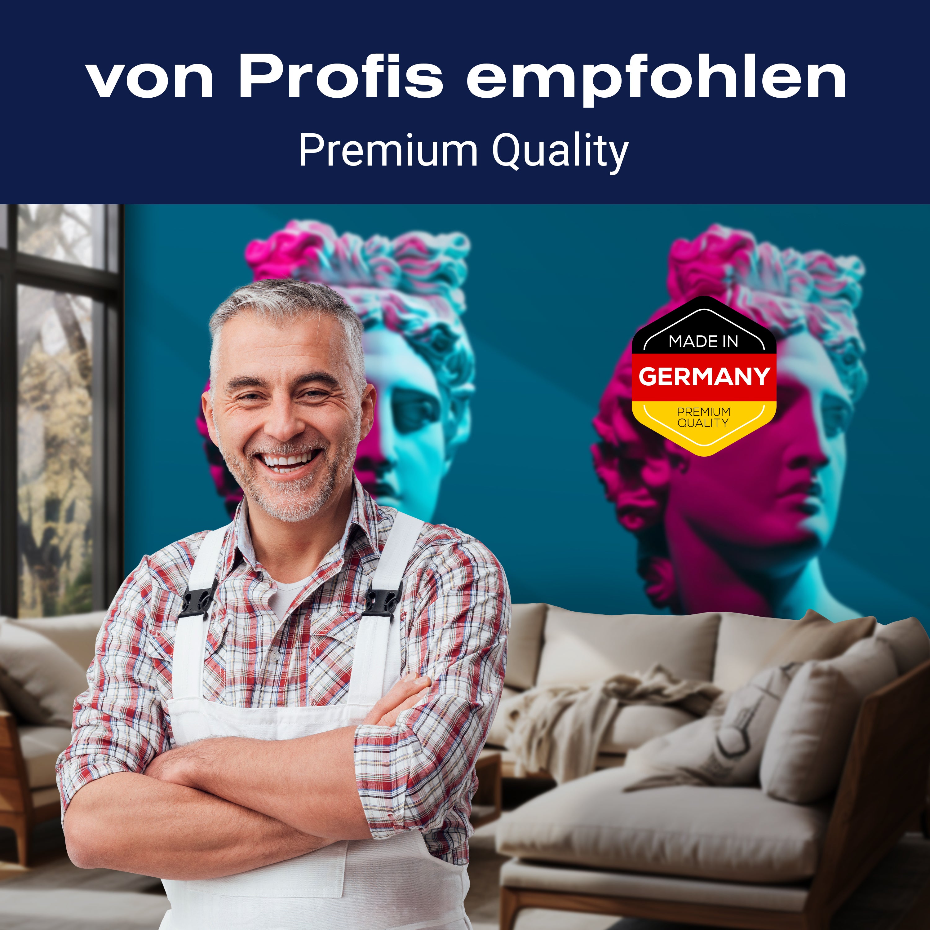 Fototapete Büsten im Griechischen Stil M5960 - Bild 5 Fototapete Büsten im Griechischen Stil M5960 - Bild 5