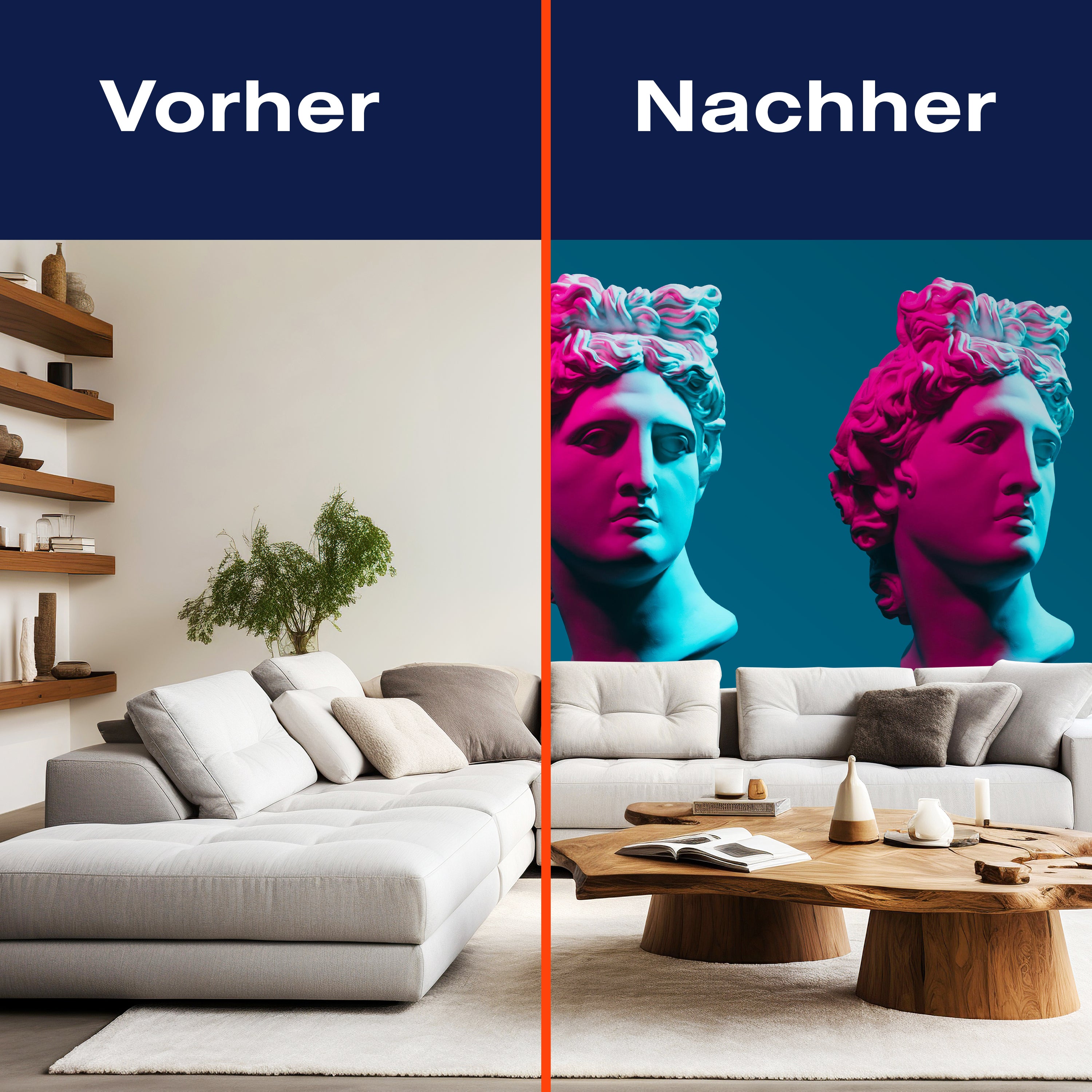 Fototapete Büsten im Griechischen Stil M5960 - Bild 9 Fototapete Büsten im Griechischen Stil M5960 - Bild 9