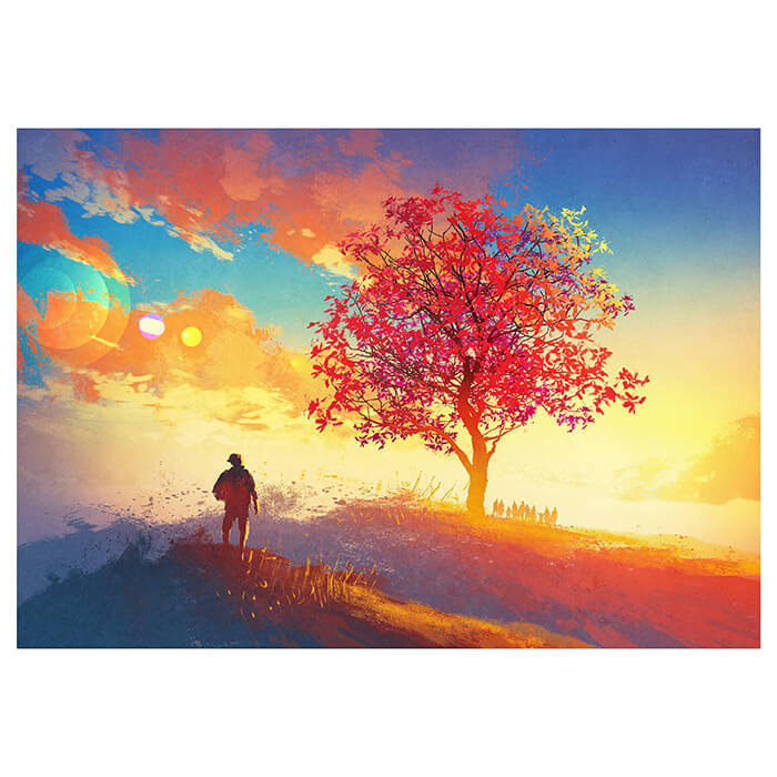 Fototapete Gemälde Mensch mit Baum M5990 - Bild 2 Fototapete Gemälde Mensch mit Baum M5990 - Bild 2