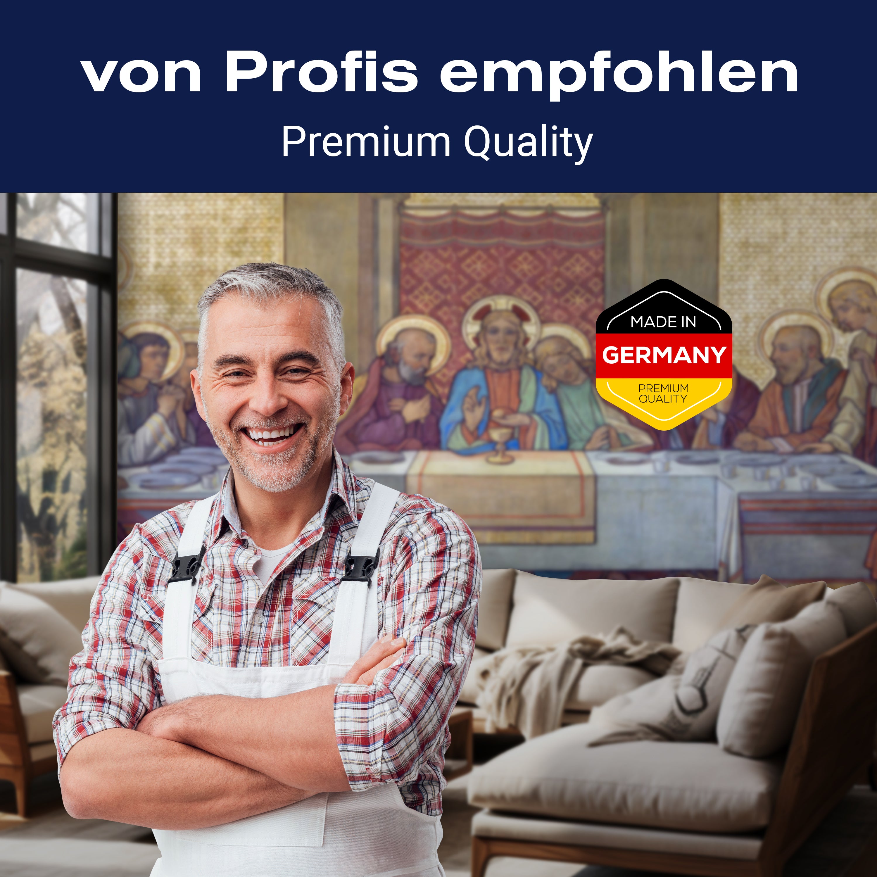 Fototapete Gemälde Jesus und Jünger an Tafel M6006 - Bild 5 Fototapete Gemälde Jesus und Jünger an Tafel M6006 - Bild 5