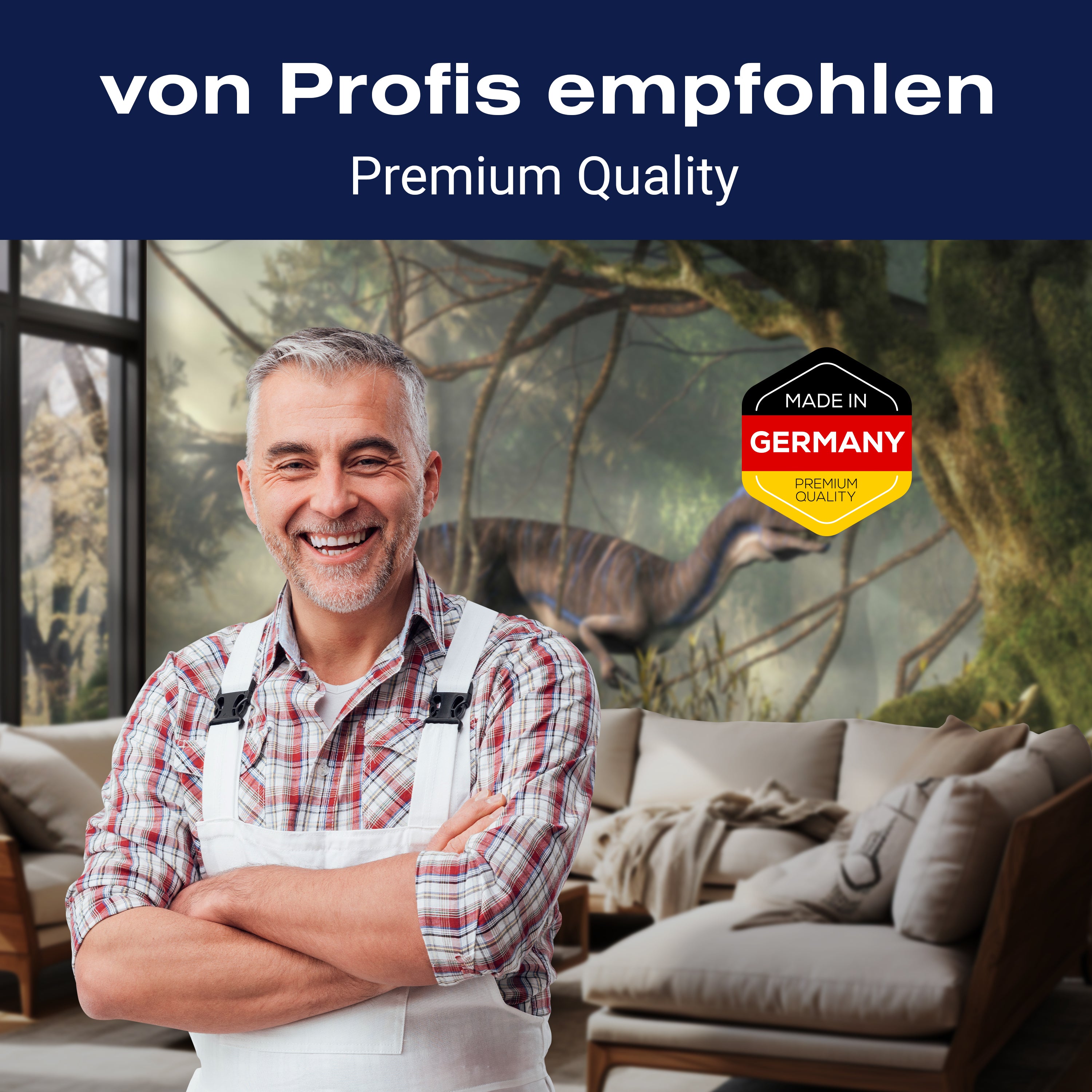 Fototapete Dilophosaurus Dino zwischen Bäumen M6024 - Bild 5 Fototapete Dilophosaurus Dino zwischen Bäumen M6024 - Bild 5