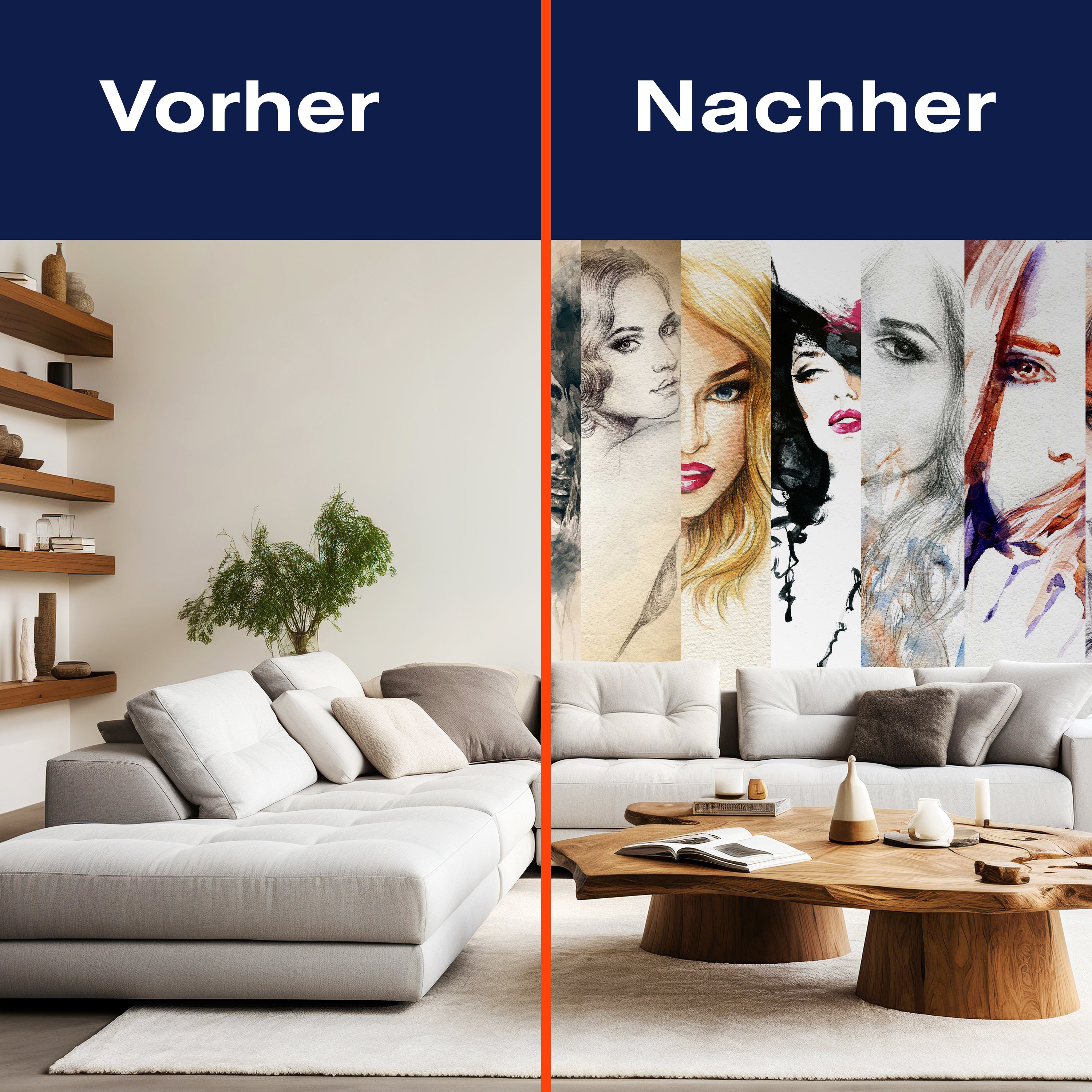 Fototapete Frauen mit verschiedenen Maltechniken M6055 - Bild 9 Fototapete Frauen mit verschiedenen Maltechniken M6055 - Bild 9