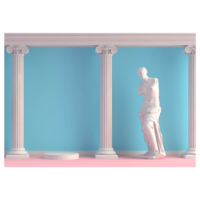 Fototapete Griechische Statue Frau Säulen M6064 - Bild 2 Fototapete Griechische Statue Frau Säulen M6064 - Bild 2