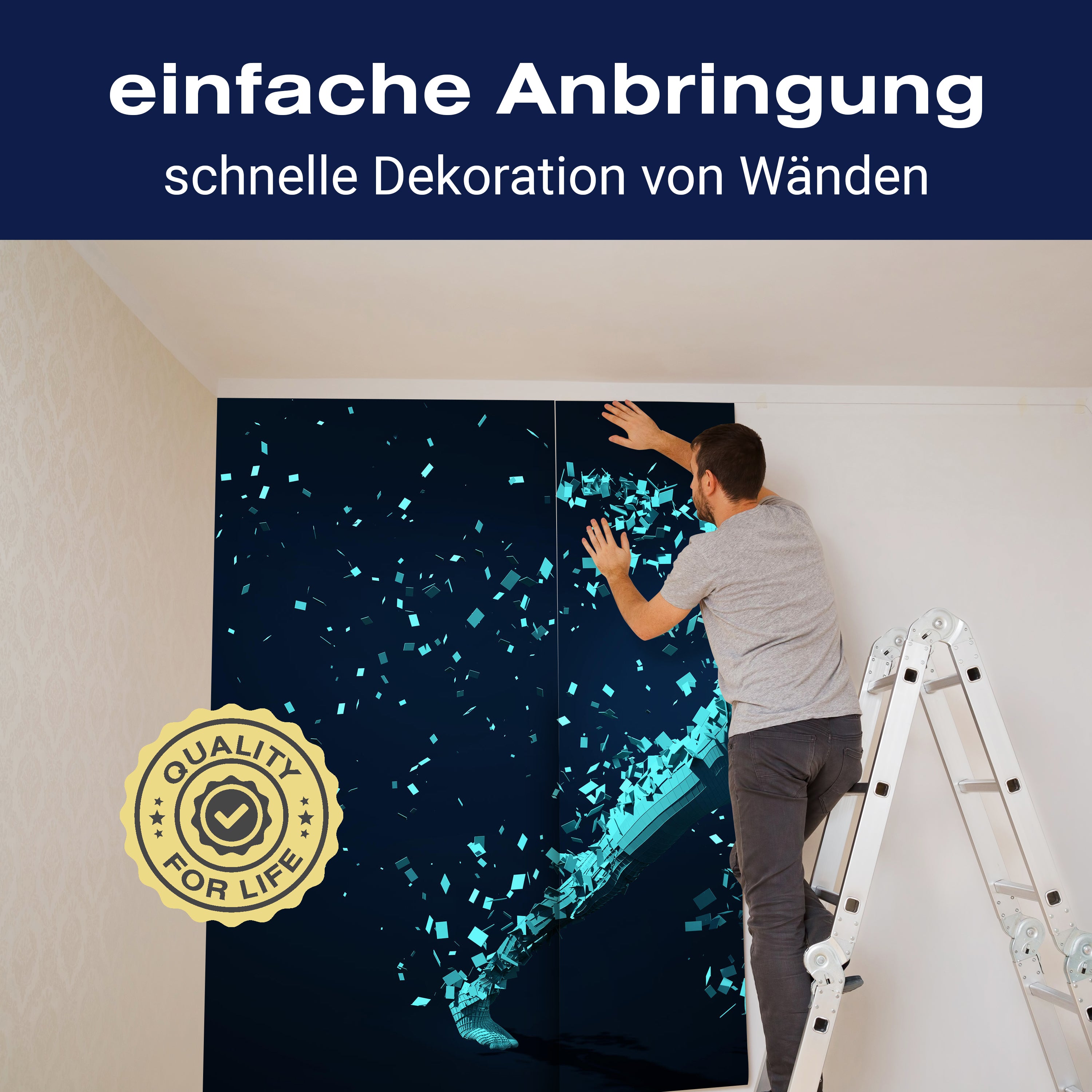 Fototapete Mensch Sport laufen blau M6073 - Bild 3 Fototapete Mensch Sport laufen blau M6073 - Bild 3