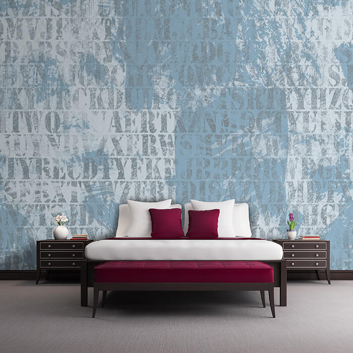 Fototapete Wörter auf blau grauem Hintergrund M6117 - Bild 1 Fototapete Wörter auf blau grauem Hintergrund M6117 - Bild 1