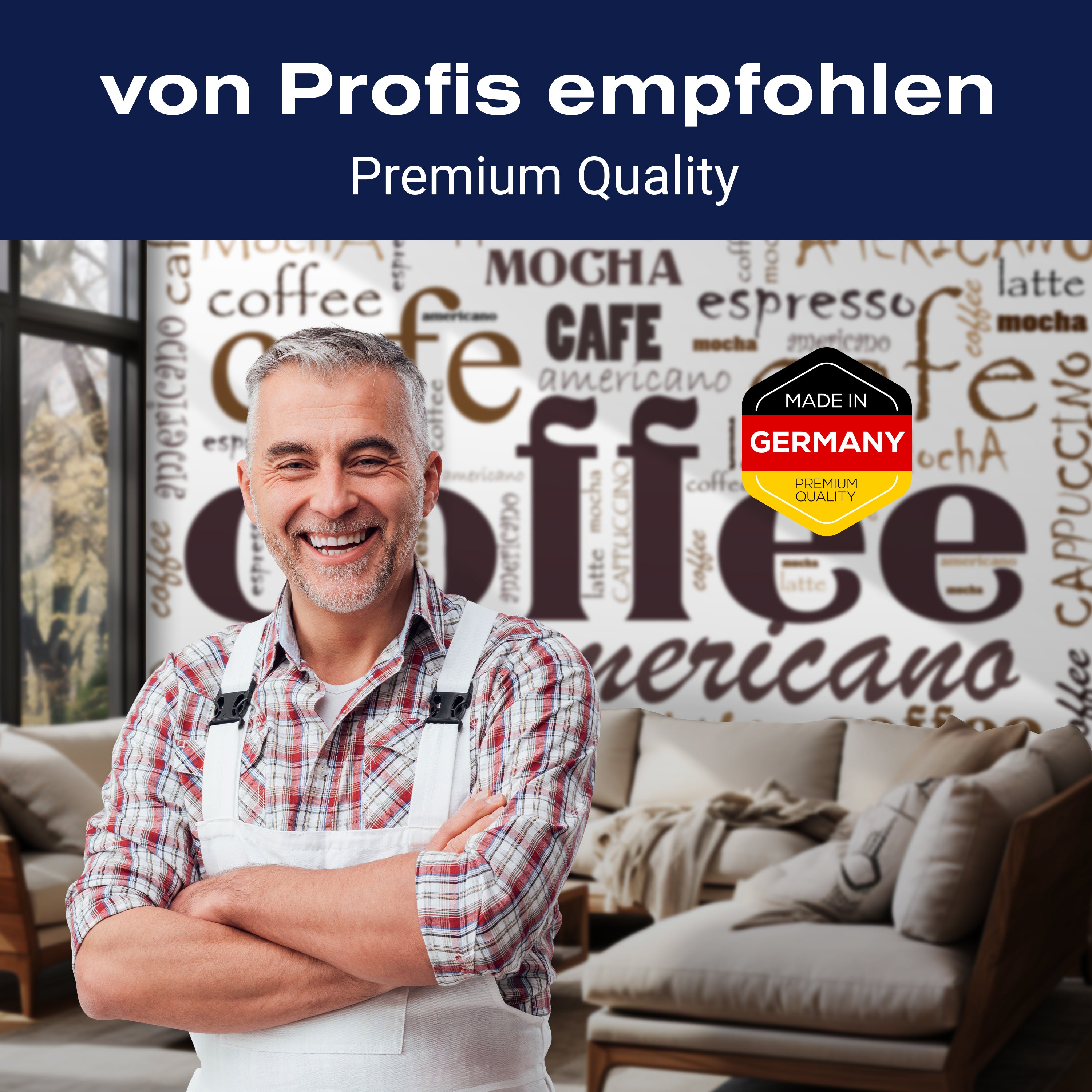 Fototapete Kaffee Schrift Wörter M6153 - Bild 5 Fototapete Kaffee Schrift Wörter M6153 - Bild 5