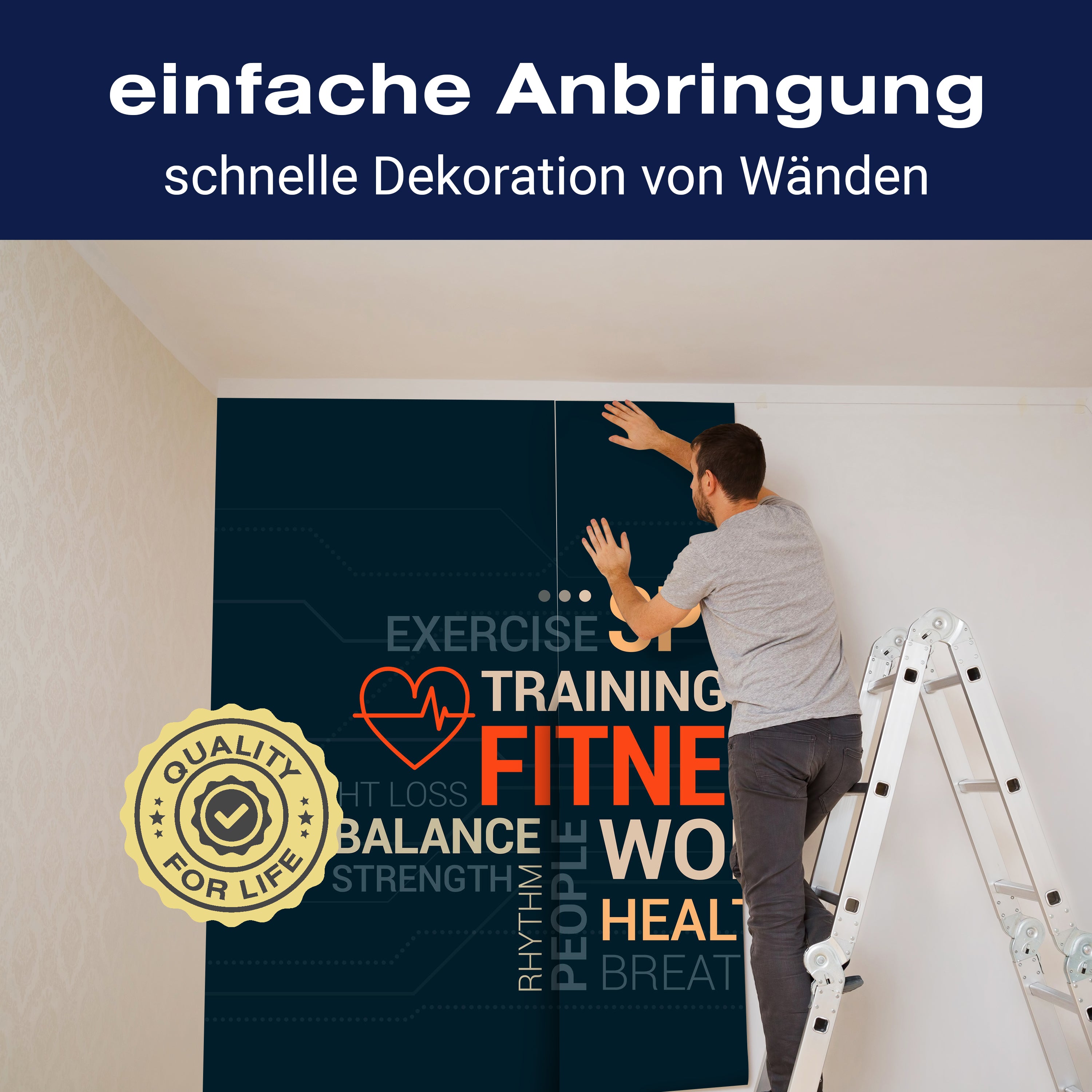 Fototapete Training Gym Sport M6156 - Bild 3 Fototapete Training Gym Sport M6156 - Bild 3