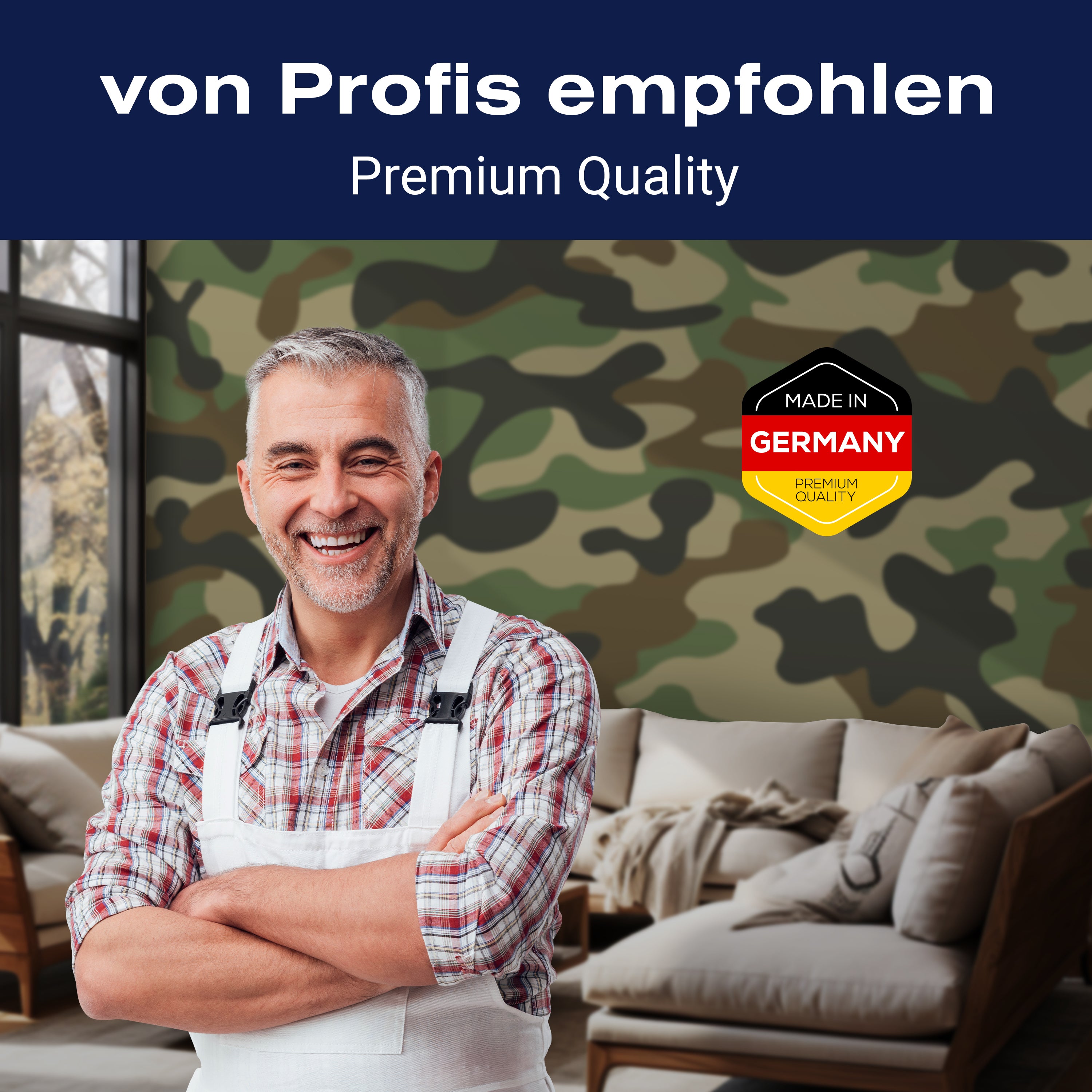 Fototapete Flecktarn Tarn khaki M6169 - Bild 5 Fototapete Flecktarn Tarn khaki M6169 - Bild 5