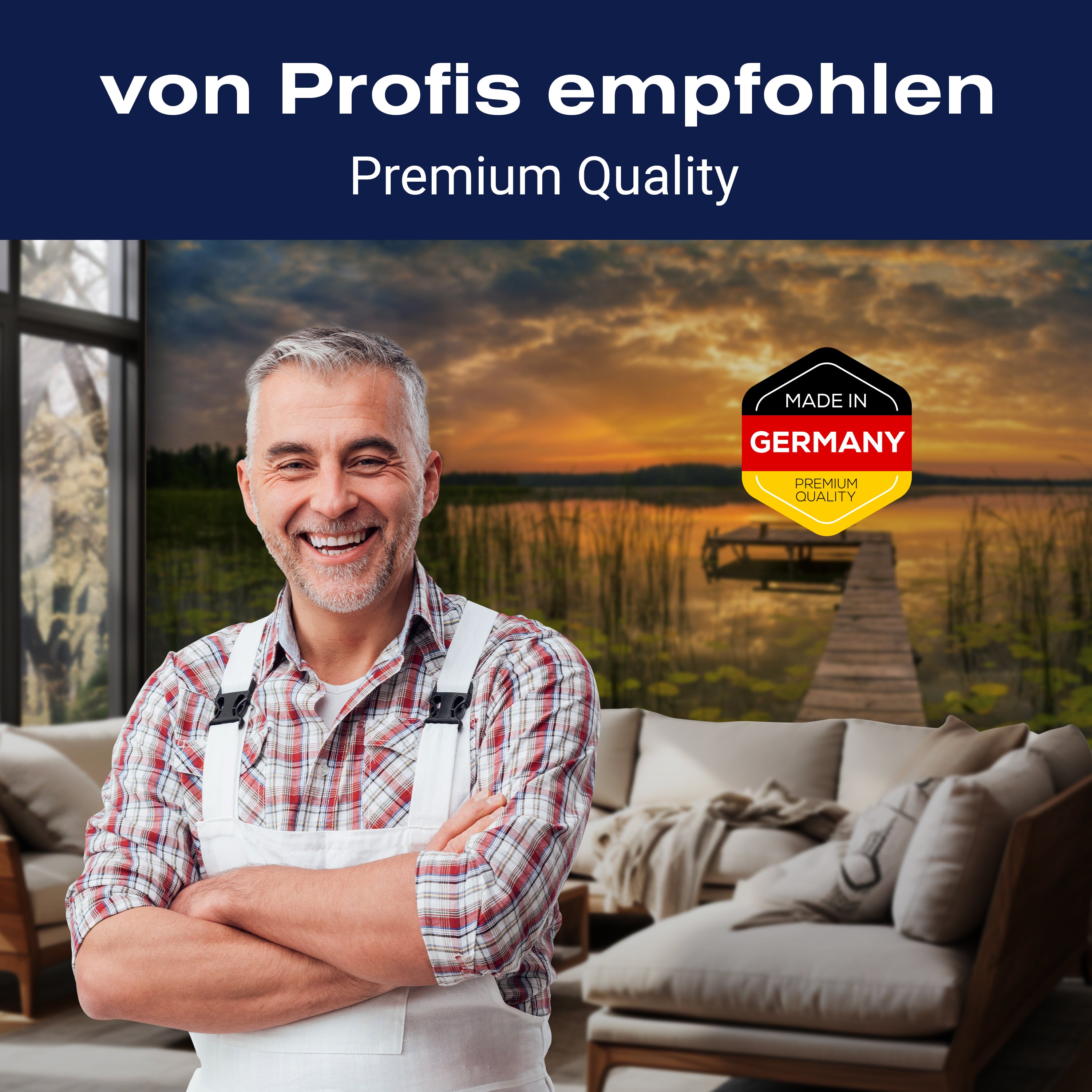 Fototapete See Steg Natur Seerosen M6194 - Bild 5 Fototapete See Steg Natur Seerosen M6194 - Bild 5