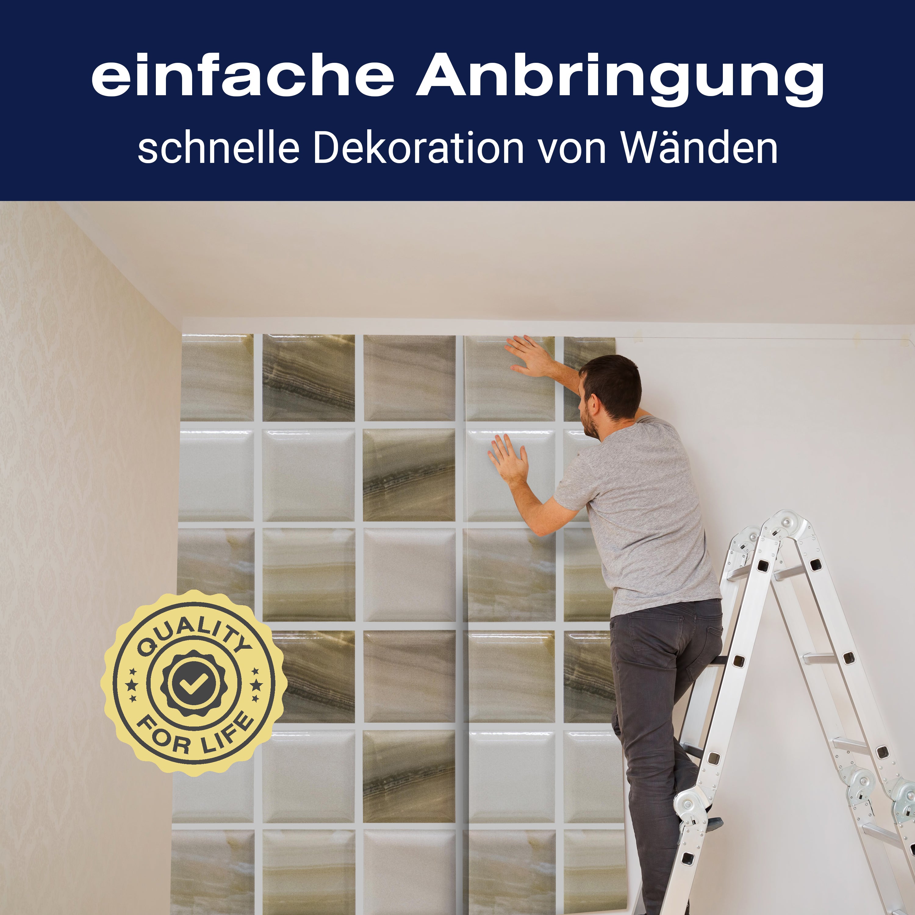 Fototapete Mosaik Marmor Muster M6225 - Bild 3 Fototapete Mosaik Marmor Muster M6225 - Bild 3