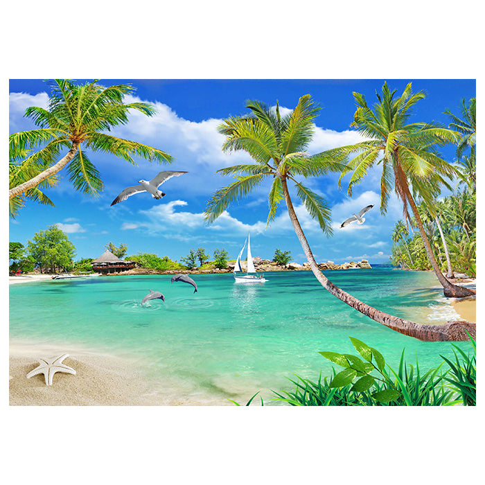Fototapete Meer Karibik Palmen M6241 - Bild 2 Fototapete Meer Karibik Palmen M6241 - Bild 2