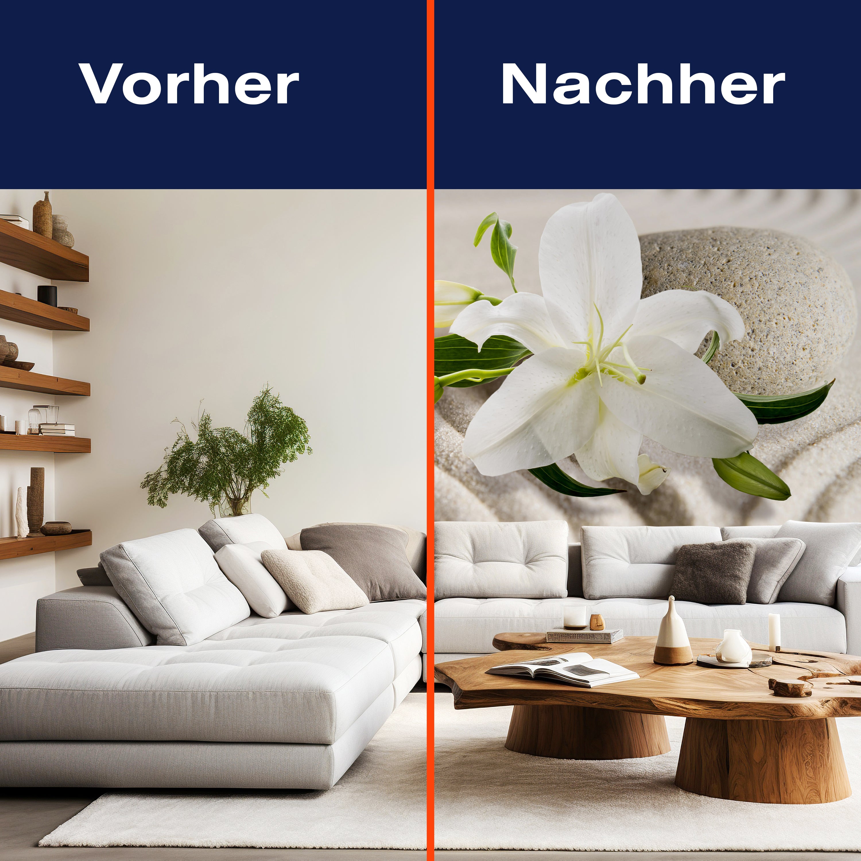 Fototapete weiße Lilie Blüte M6282 - Bild 9 Fototapete weiße Lilie Blüte M6282 - Bild 9