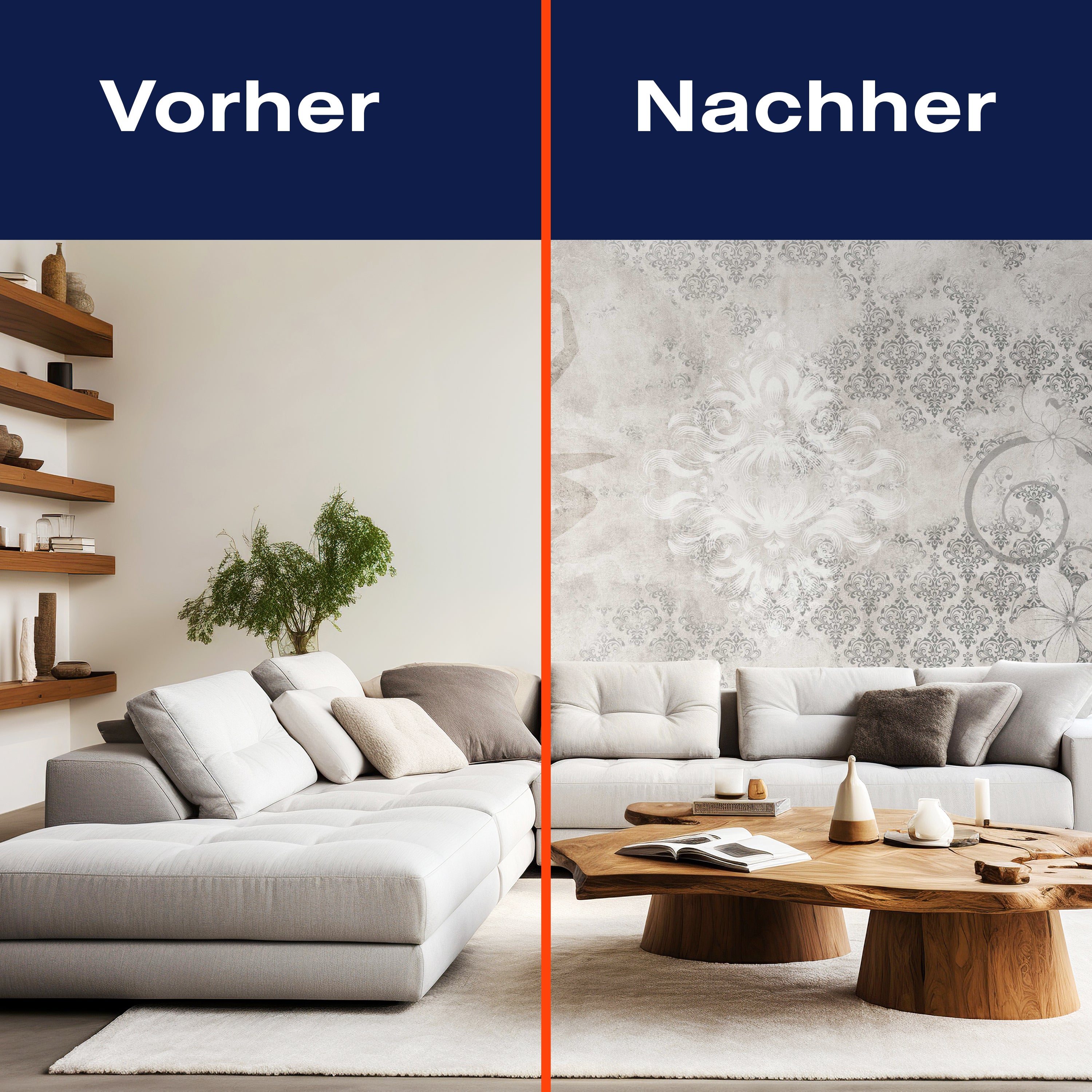 Fototapete Vintage Ornamente Tänzerin M6308 - Bild 9 Fototapete Vintage Ornamente Tänzerin M6308 - Bild 9