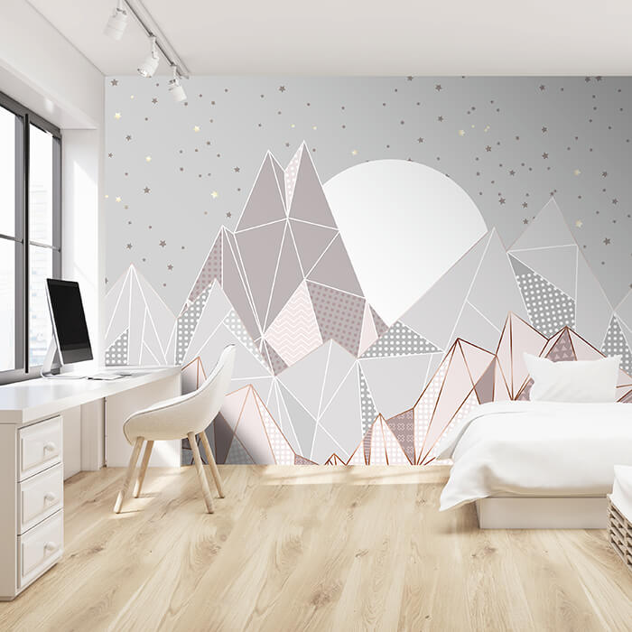 Fototapete Berge Landschaft Illustration M6314 - Bild 1 Fototapete Berge Landschaft Illustration M6314 - Bild 1