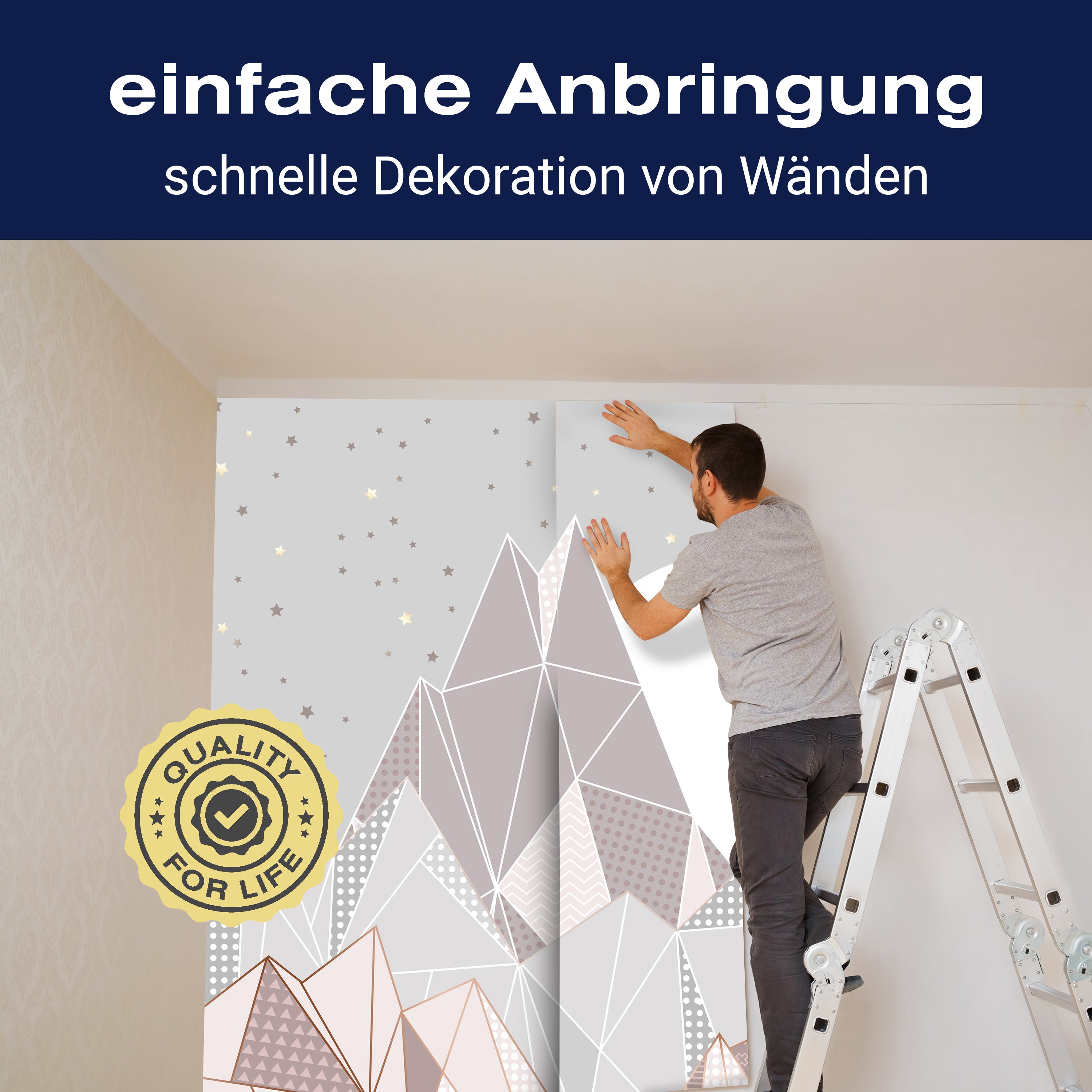 Fototapete Berge Landschaft Illustration M6314 - Bild 3 Fototapete Berge Landschaft Illustration M6314 - Bild 3