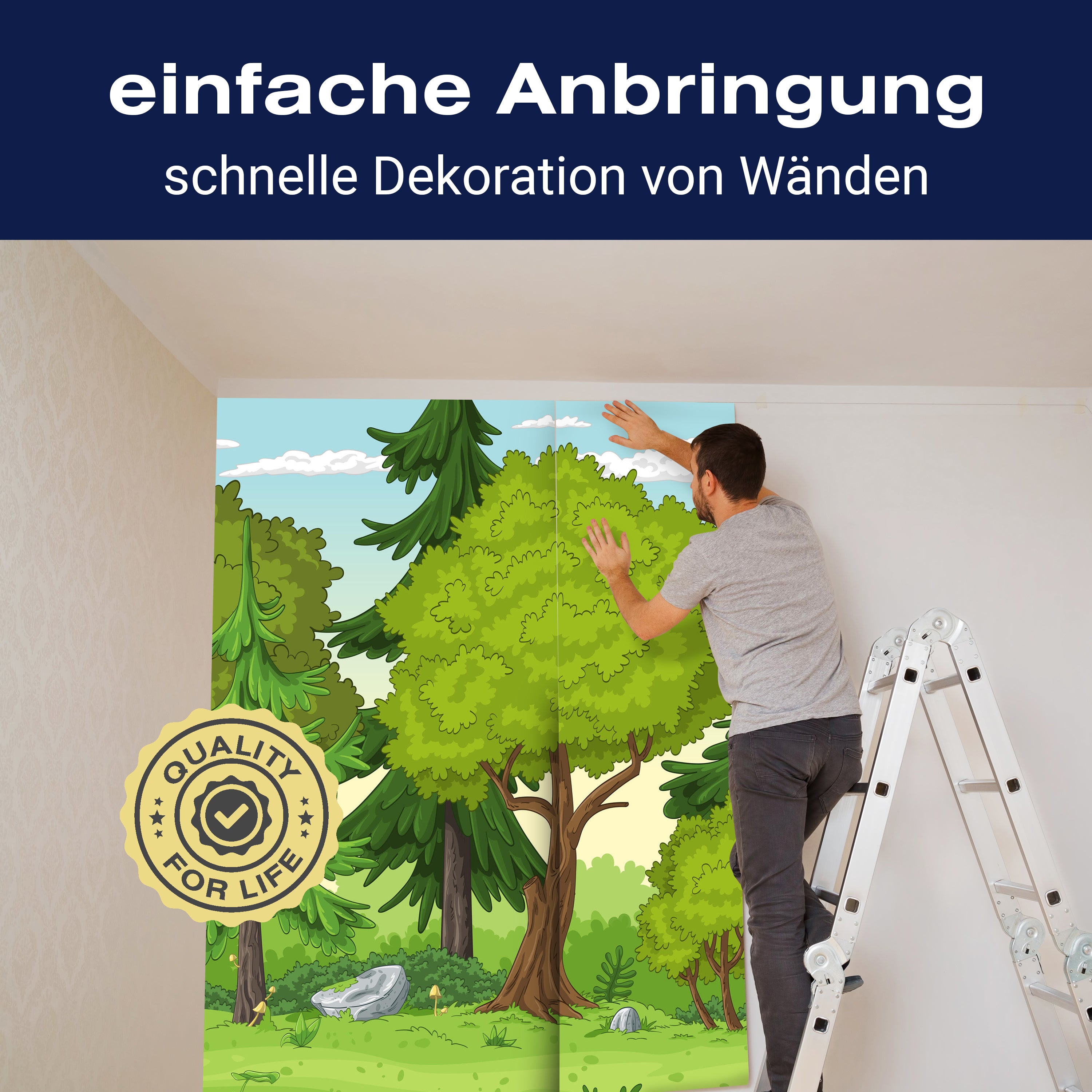 Fototapete Kinder Wald Natur M6337 - Bild 3 Fototapete Kinder Wald Natur M6337 - Bild 3