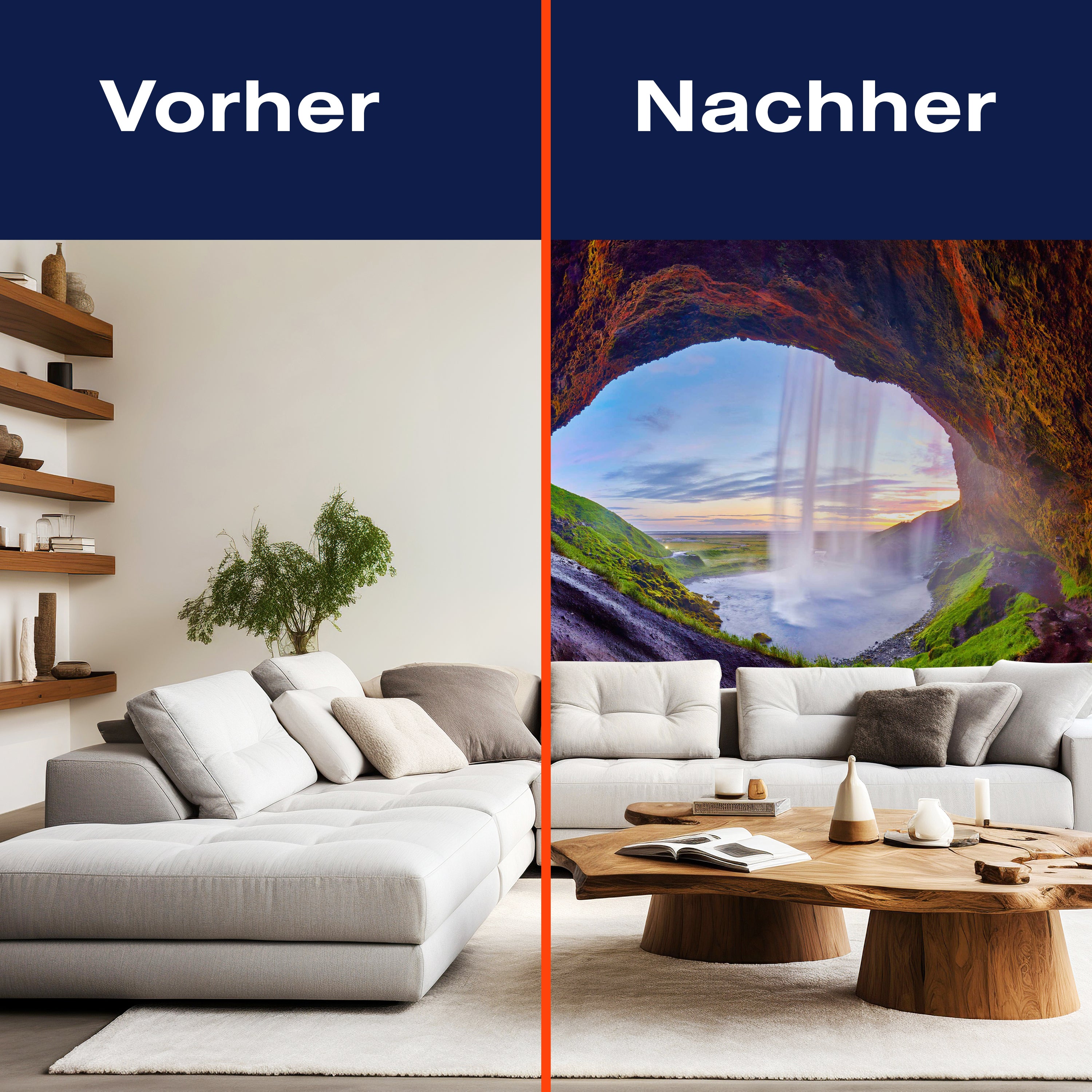 Fototapete Berge Wasserfall Landschaft M6351 - Bild 9 Fototapete Berge Wasserfall Landschaft M6351 - Bild 9