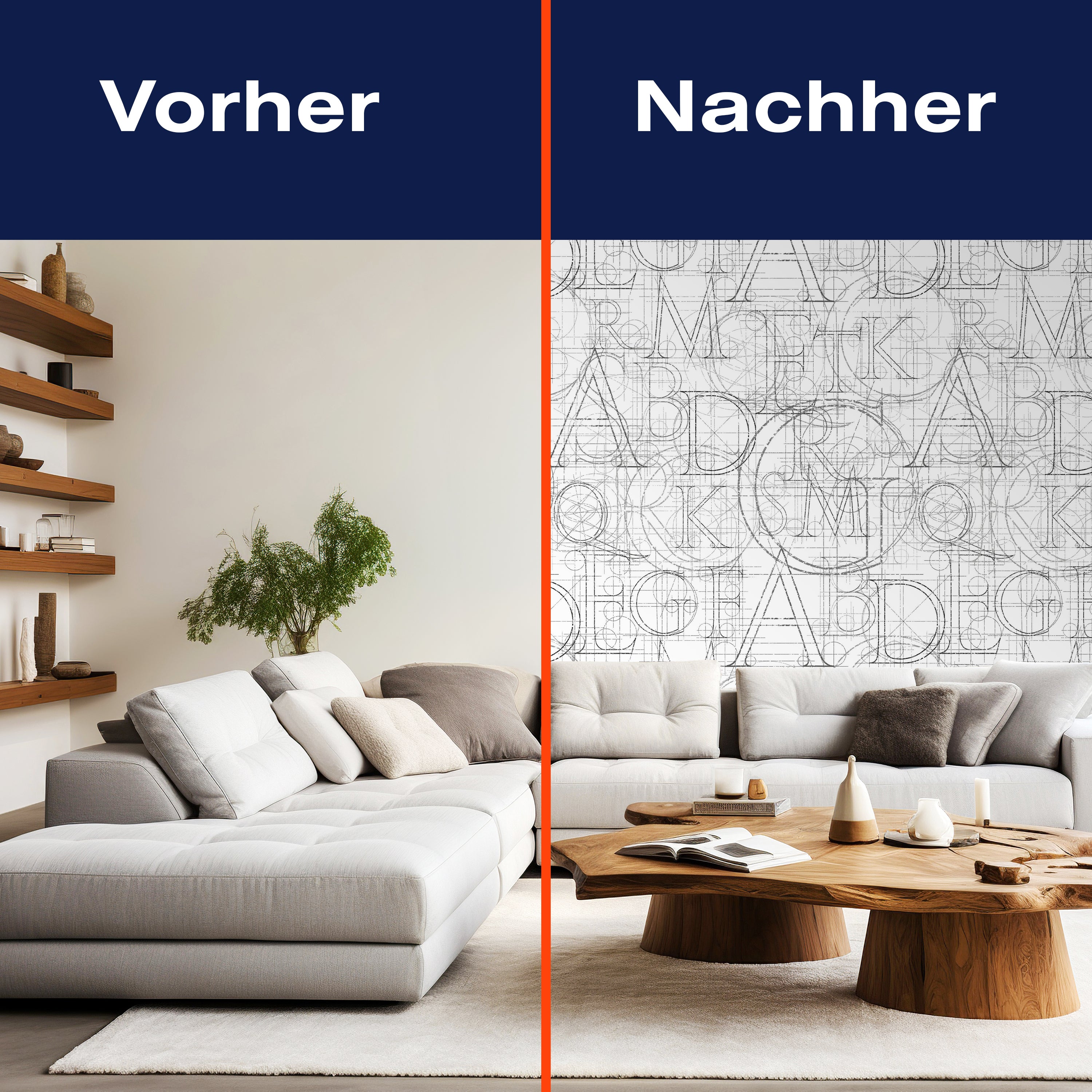 Fototapete Alphabet schwarz weiß M6363 - Bild 9 Fototapete Alphabet schwarz weiß M6363 - Bild 9