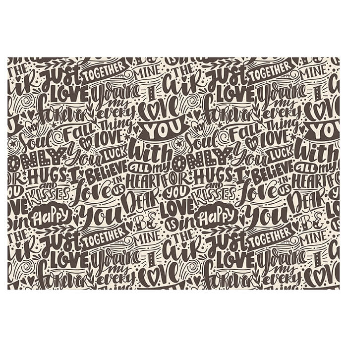 Fototapete Schrift Muster braun M6372 - Bild 2 Fototapete Schrift Muster braun M6372 - Bild 2