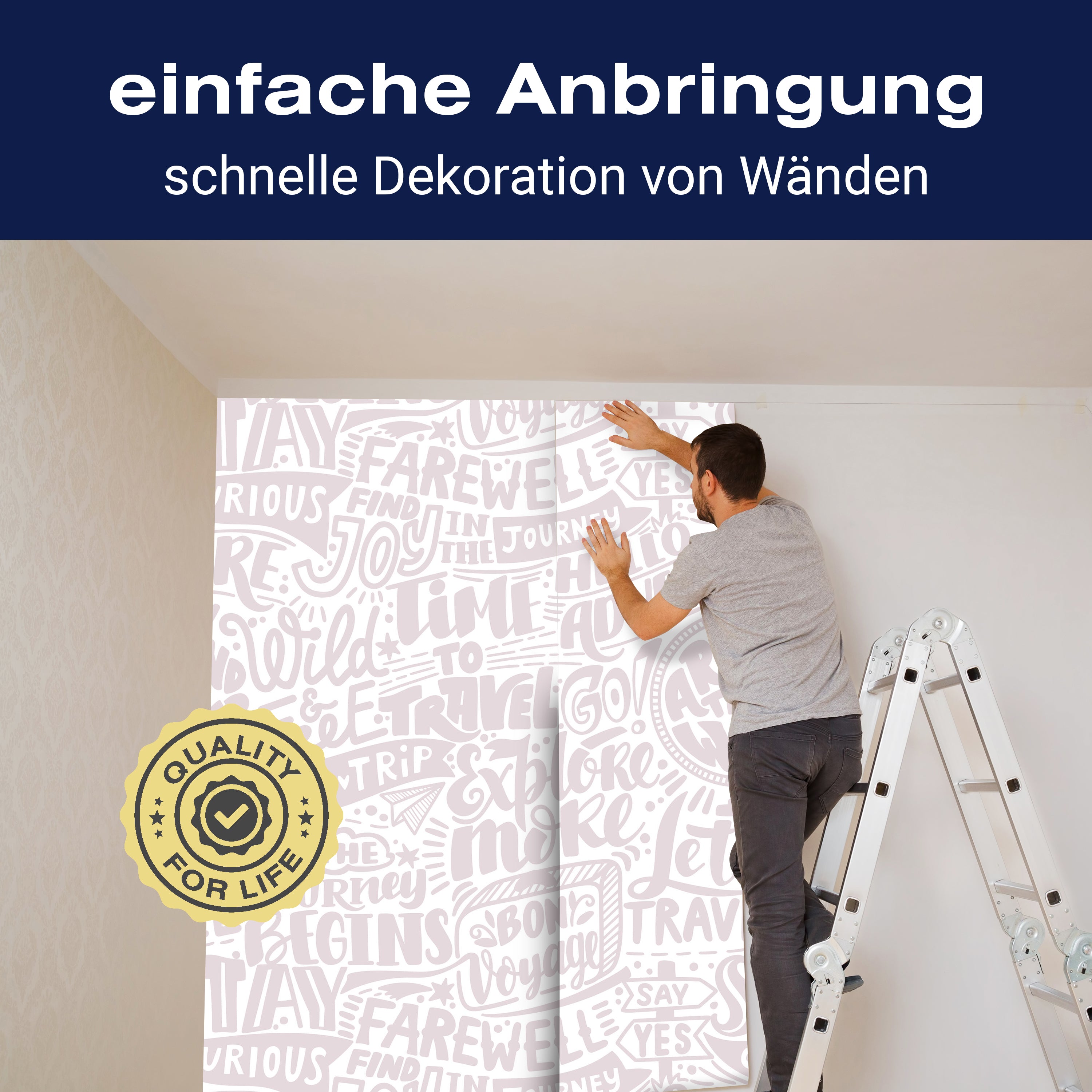 Fototapete Reisen Muster pastell Weiß M6425 - Bild 3 Fototapete Reisen Muster pastell Weiß M6425 - Bild 3