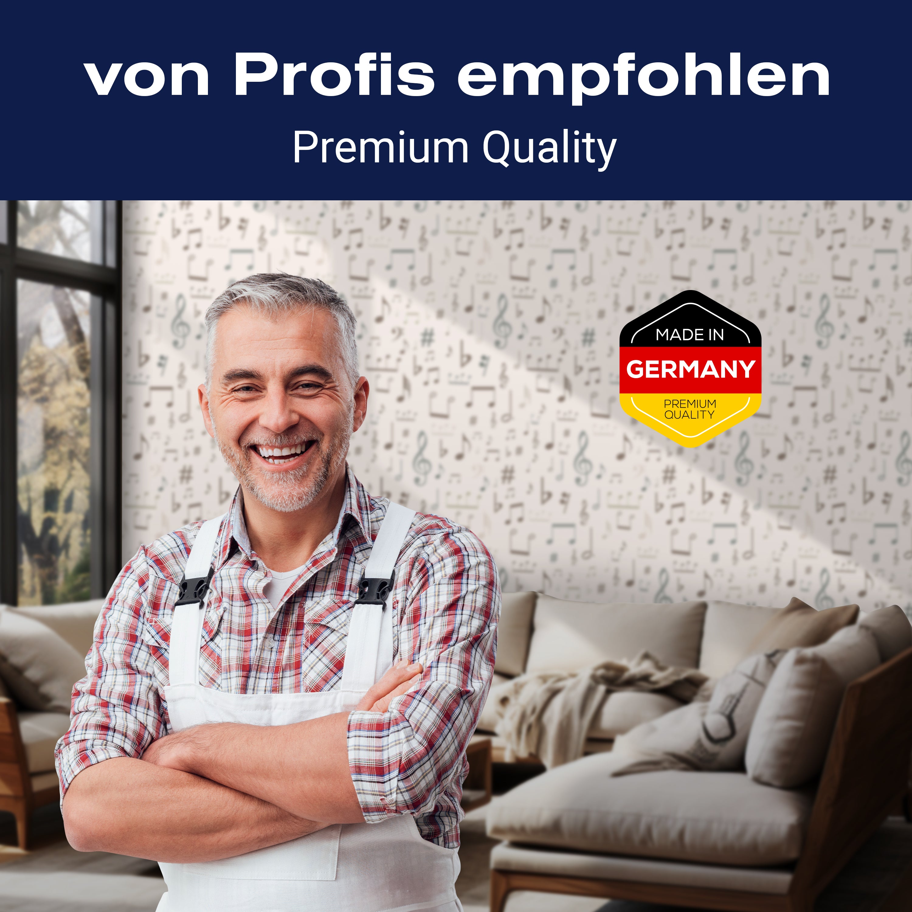 Fototapete Noten Muster beige 2 M6444 - Bild 5 Fototapete Noten Muster beige 2 M6444 - Bild 5