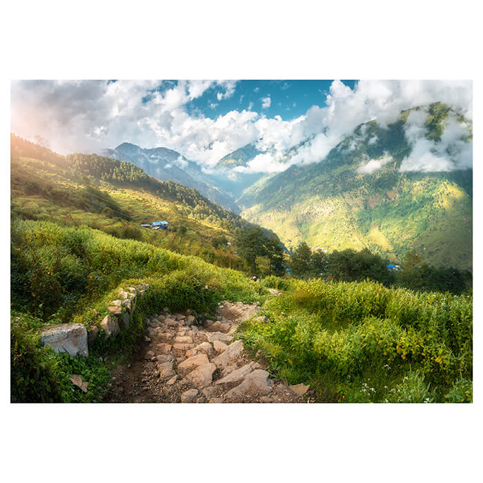 Fototapete Weg Berge Himmel M6477 - Bild 2 Fototapete Weg Berge Himmel M6477 - Bild 2