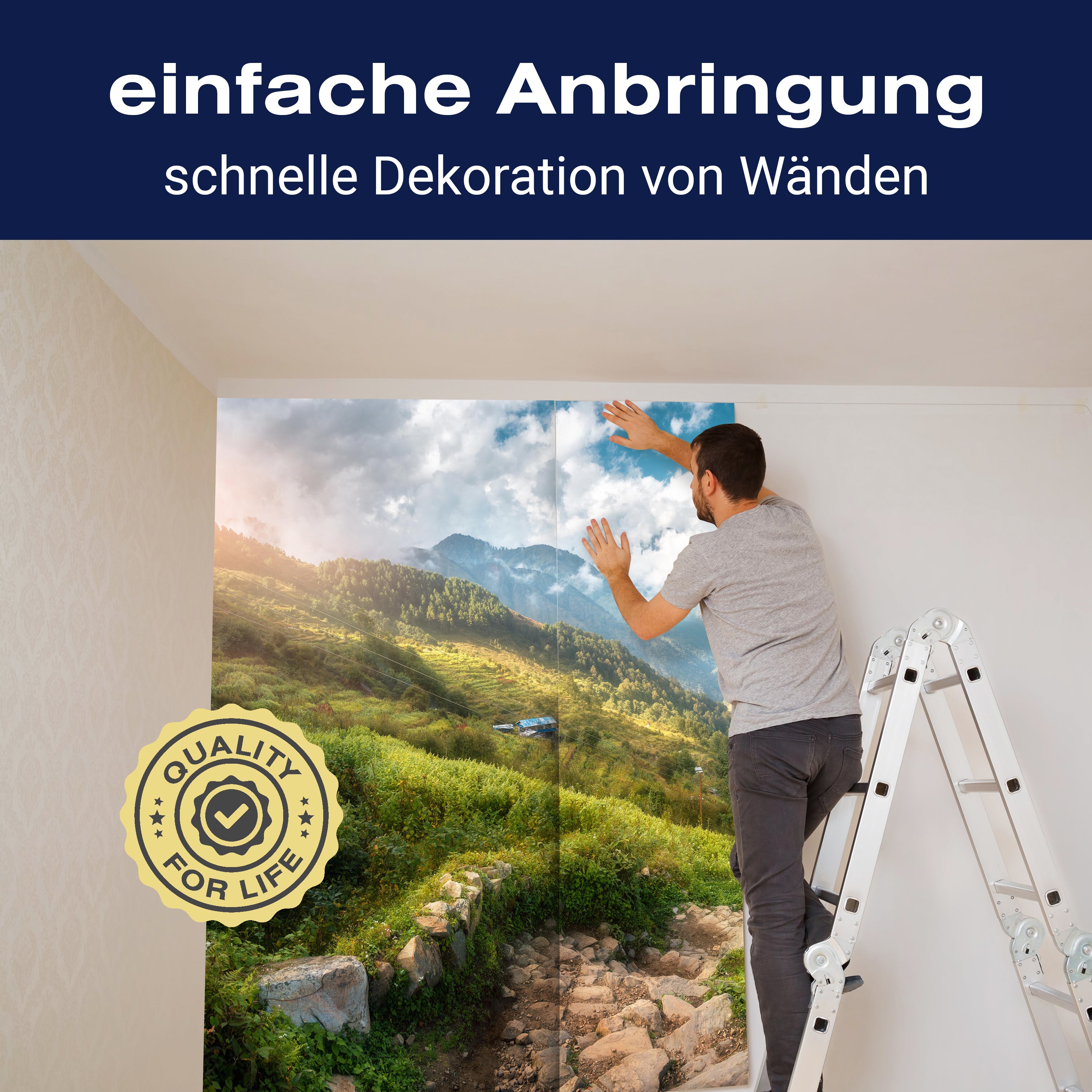 Fototapete Weg Berge Himmel M6477 - Bild 3 Fototapete Weg Berge Himmel M6477 - Bild 3