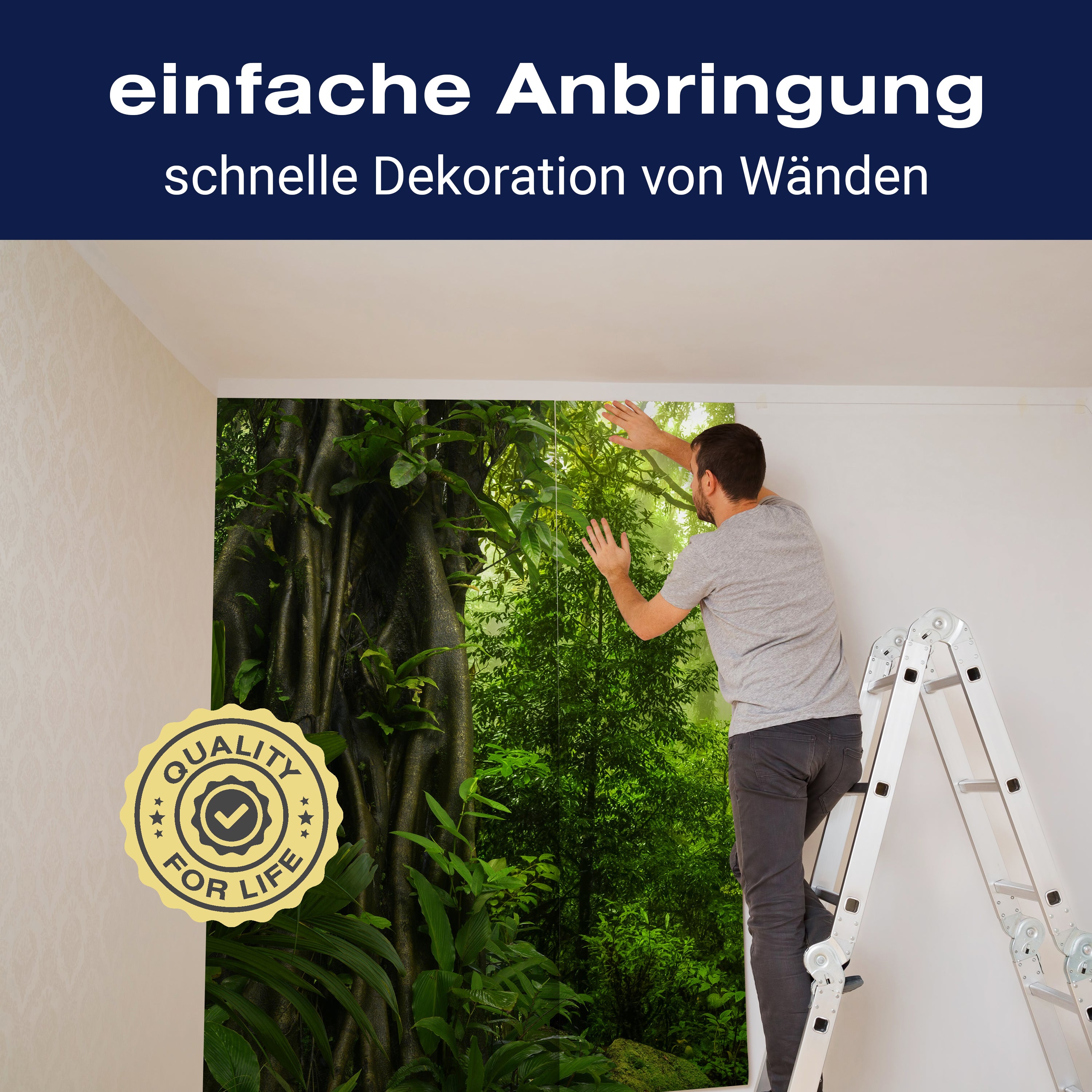 Fototapete Dschungelpfad Wald Weg M6479 - Bild 3 Fototapete Dschungelpfad Wald Weg M6479 - Bild 3