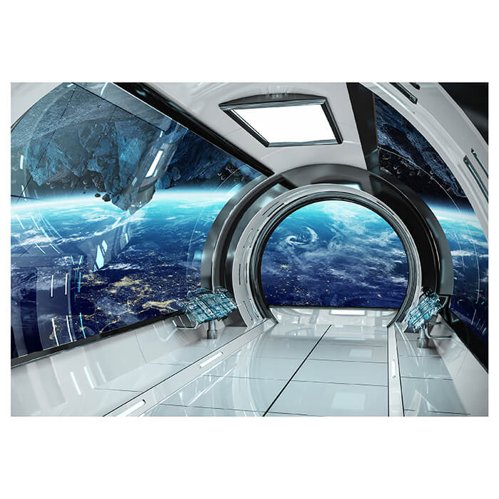 Fototapete Raumschiff Raumerweiterung Weltall M6491 - Bild 2 Fototapete Raumschiff Raumerweiterung Weltall M6491 - Bild 2