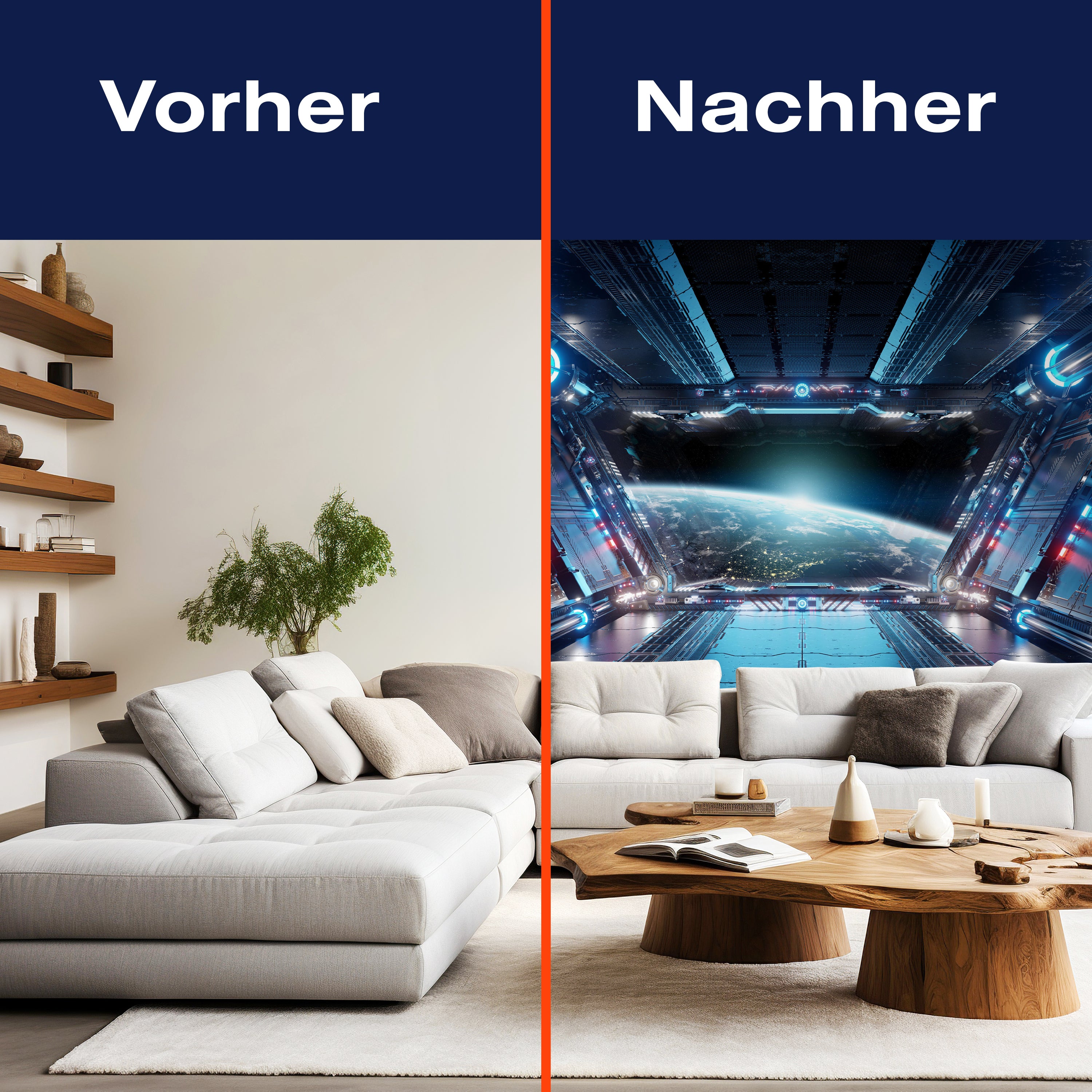 Fototapete Raumerweiterung Raumschiff Science Ficti M6499 - Bild 9 Fototapete Raumerweiterung Raumschiff Science Ficti M6499 - Bild 9