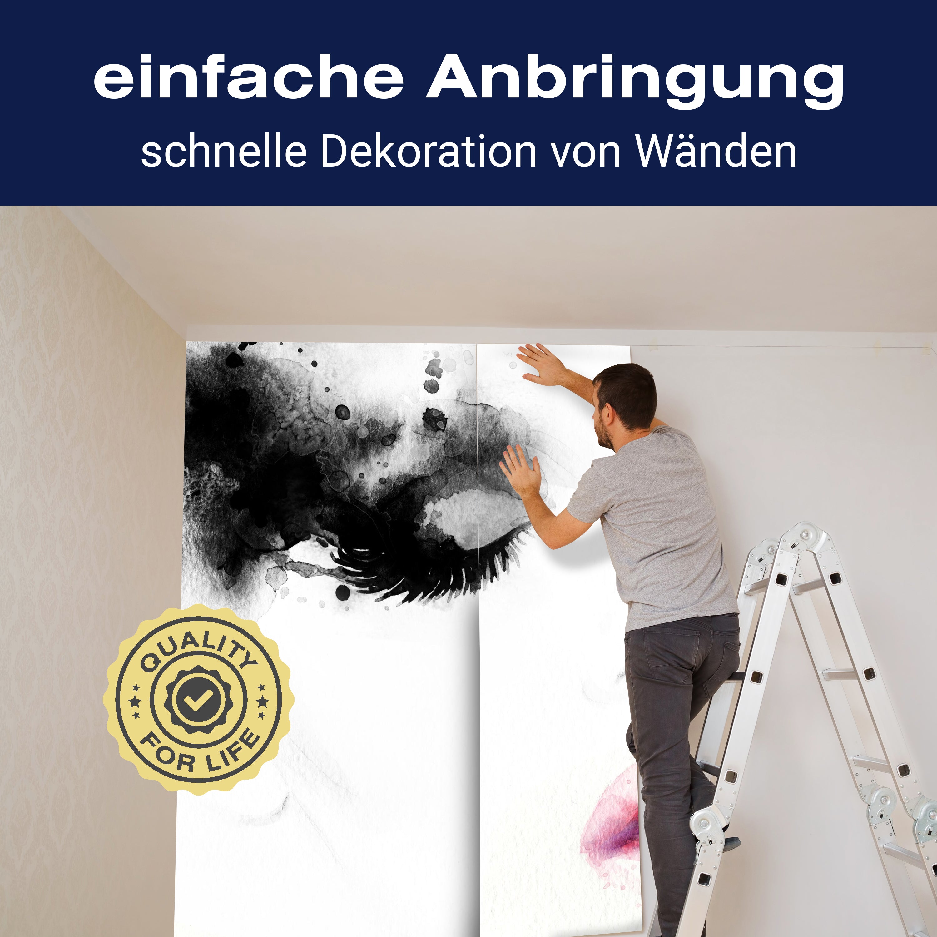 Fototapete Frau Gesicht Illustration M6504 - Bild 3 Fototapete Frau Gesicht Illustration M6504 - Bild 3