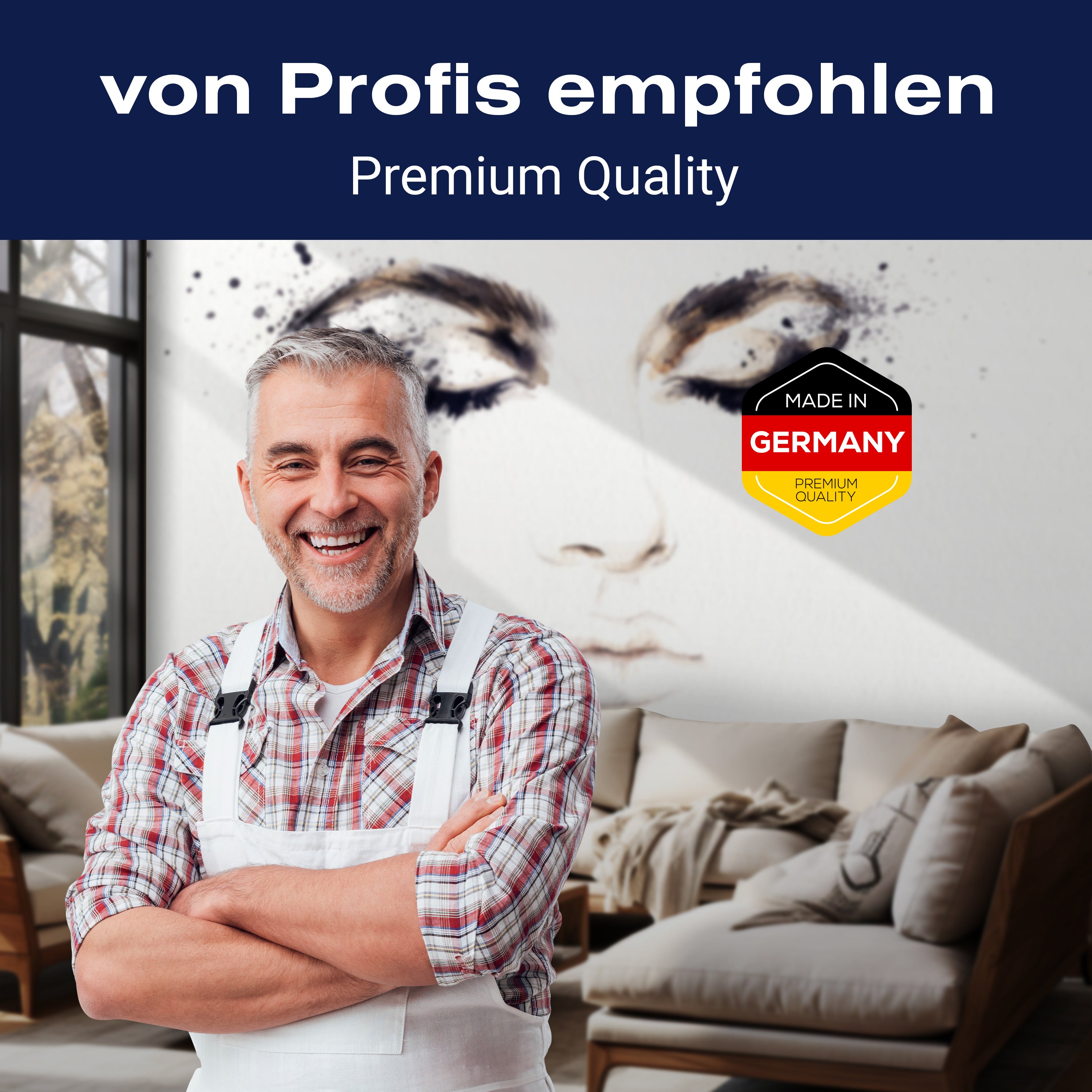 Fototapete Frau Illustration Wasserfarbe M6505 - Bild 5 Fototapete Frau Illustration Wasserfarbe M6505 - Bild 5