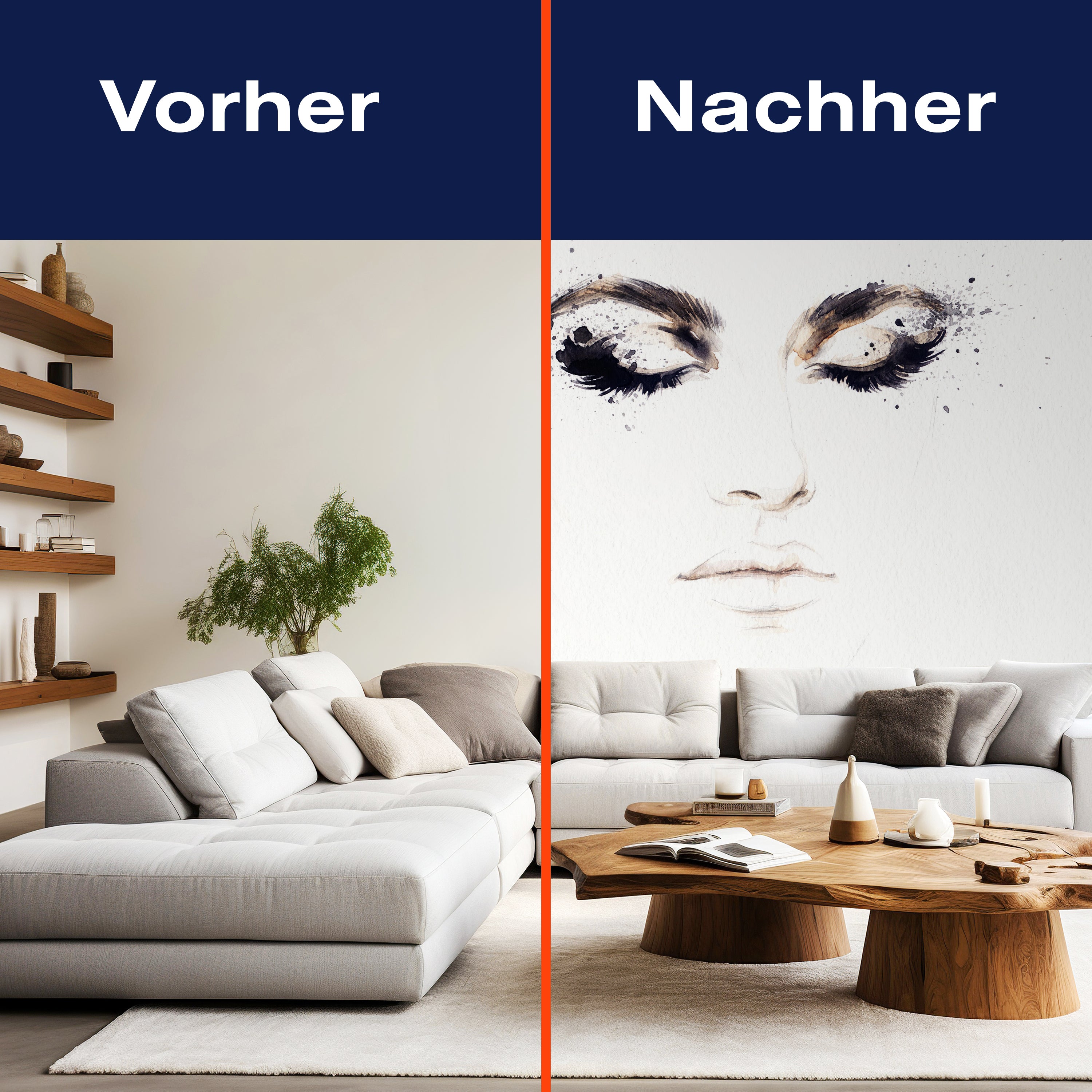 Fototapete Frau Illustration Wasserfarbe M6505 - Bild 9 Fototapete Frau Illustration Wasserfarbe M6505 - Bild 9