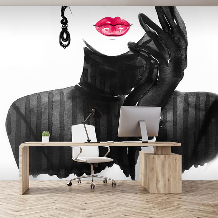 Fototapete Frau Illustration Art M6507 - Bild 1 Fototapete Frau Illustration Art M6507 - Bild 1