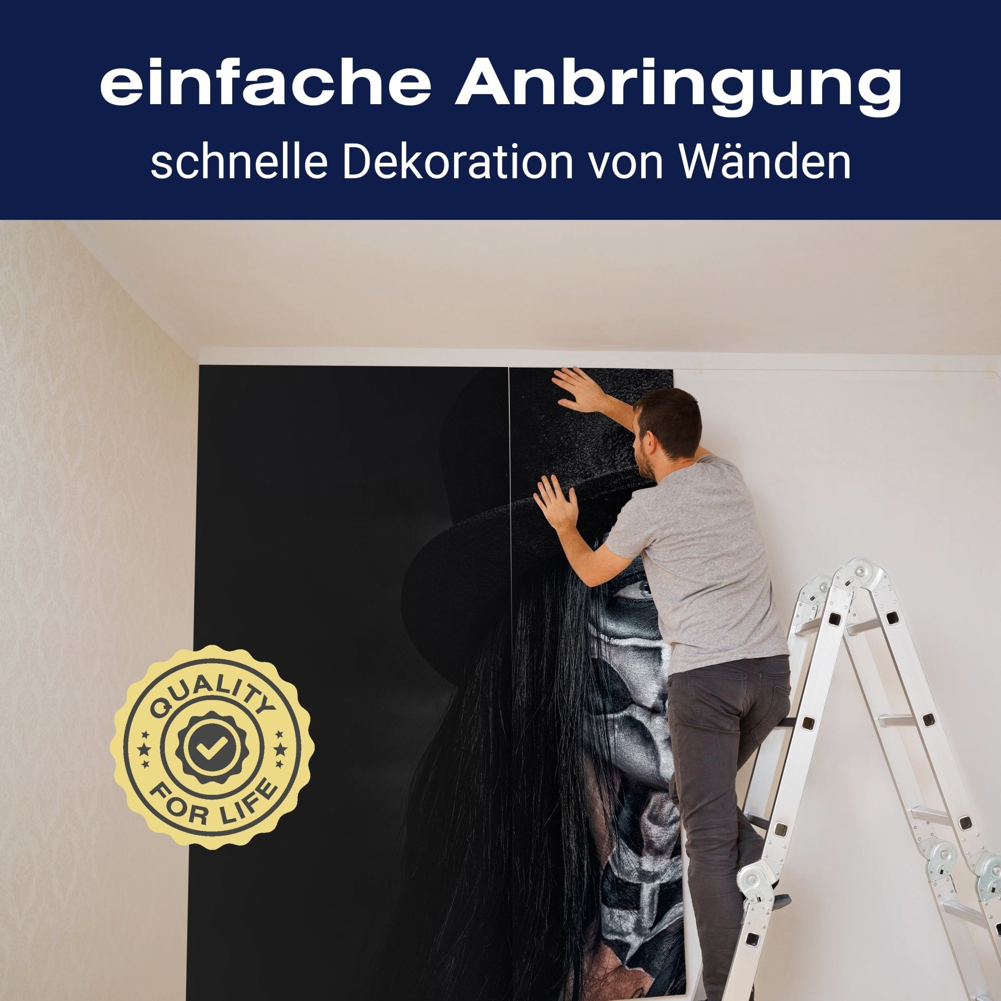 Fototapete Frau Portrait Totenkopf M6508 - Bild 3 Fototapete Frau Portrait Totenkopf M6508 - Bild 3