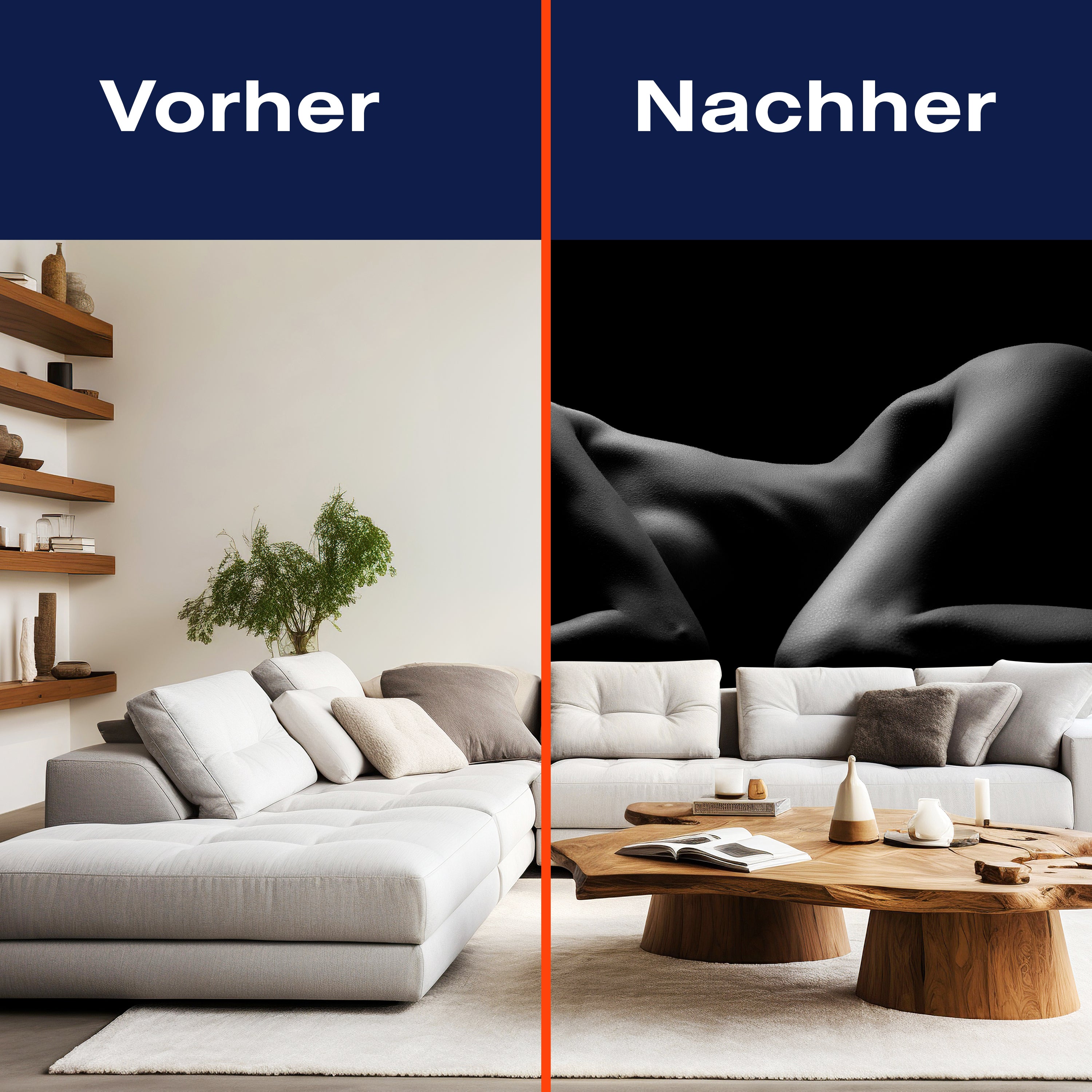 Fototapete Frau Akt schwarz weiss M6511 - Bild 9 Fototapete Frau Akt schwarz weiss M6511 - Bild 9